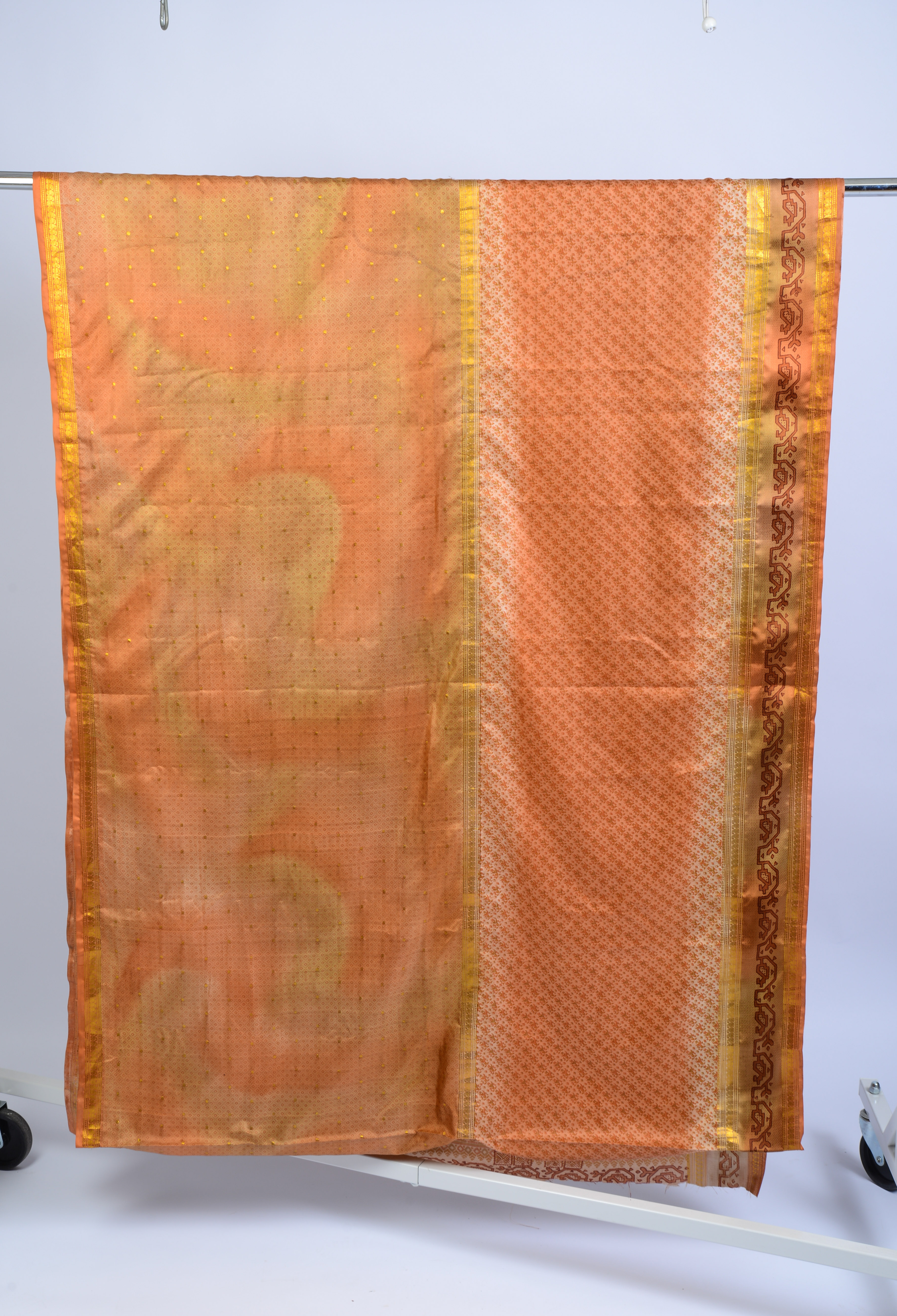 LARGE SWATCH OF SARI SILK.
