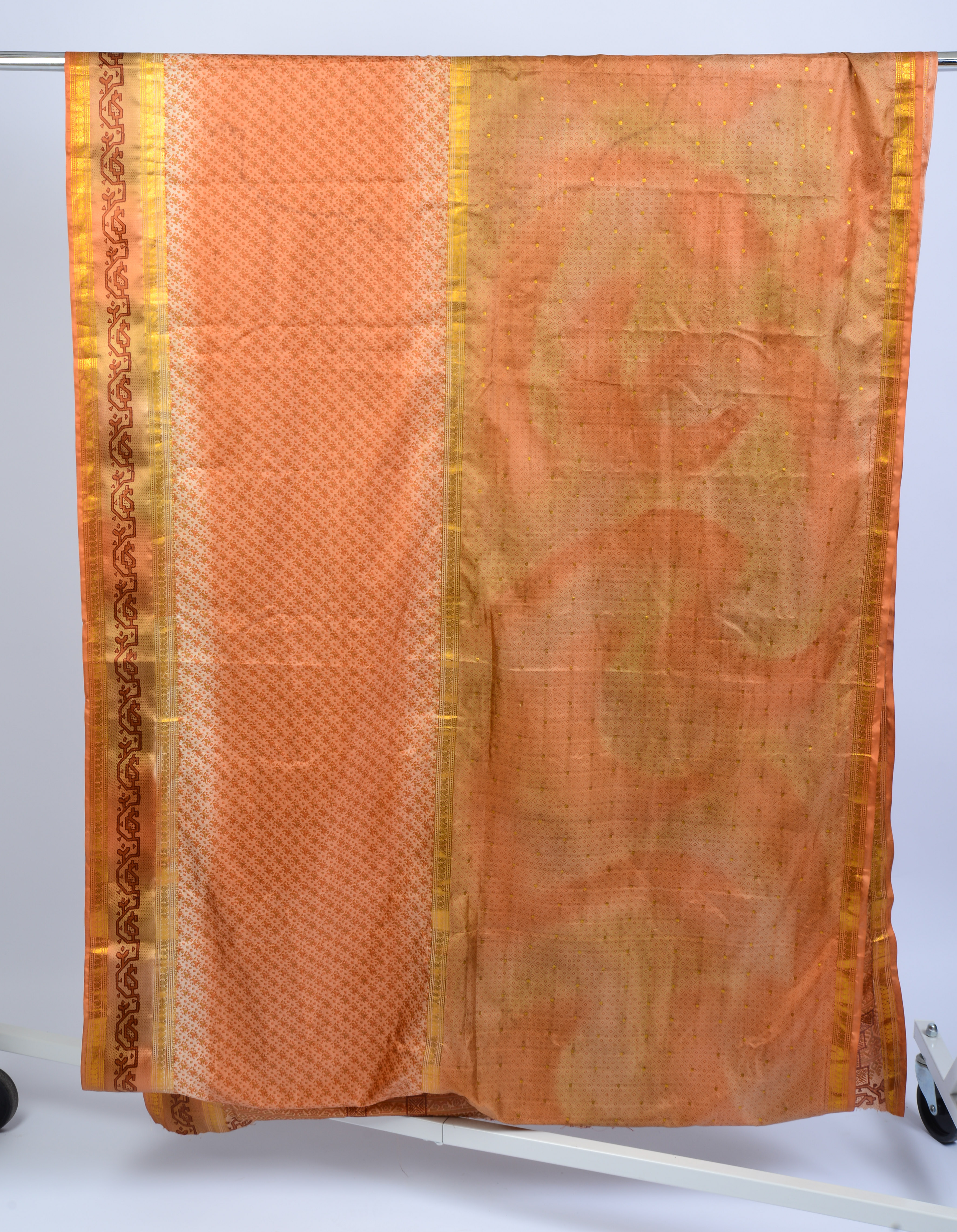 LARGE SWATCH OF SARI SILK.