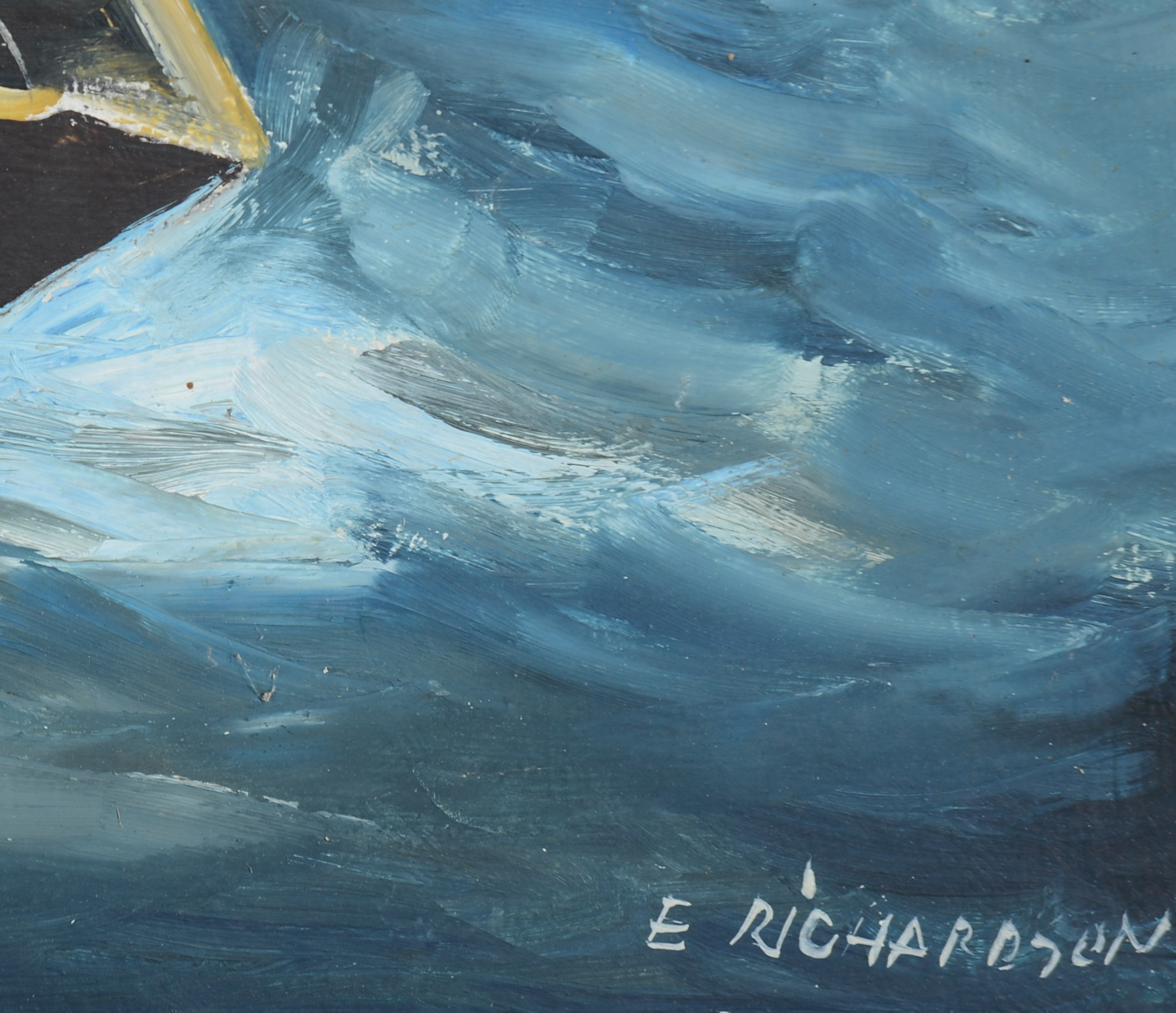 E. RICHARDSON. TWO SEASCAPES.