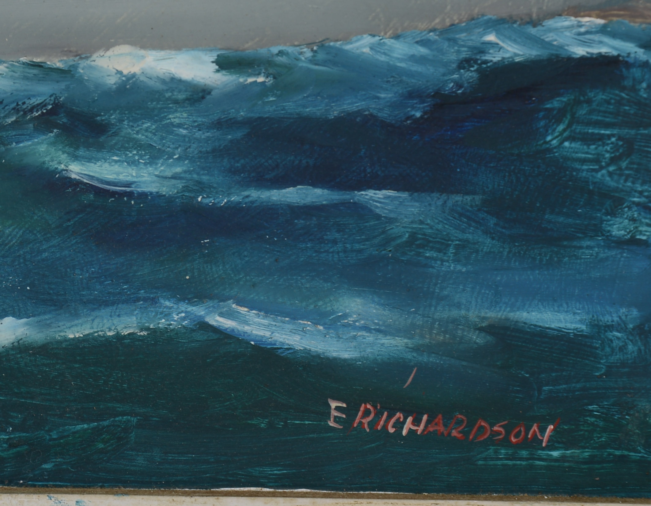 E. RICHARDSON. TWO SEASCAPES.