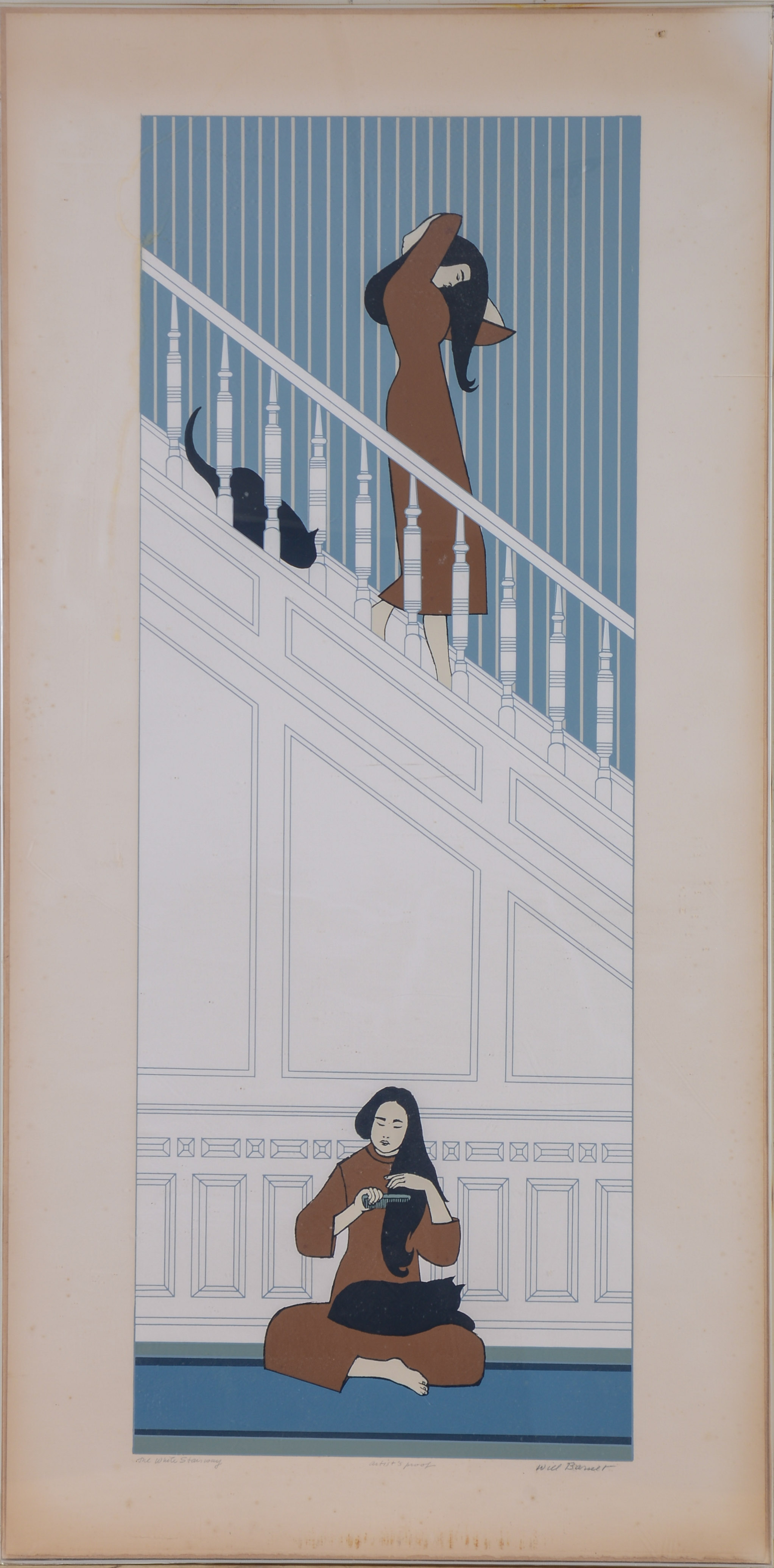 WILL BARNETT. THE WHITE STAIRWAY.