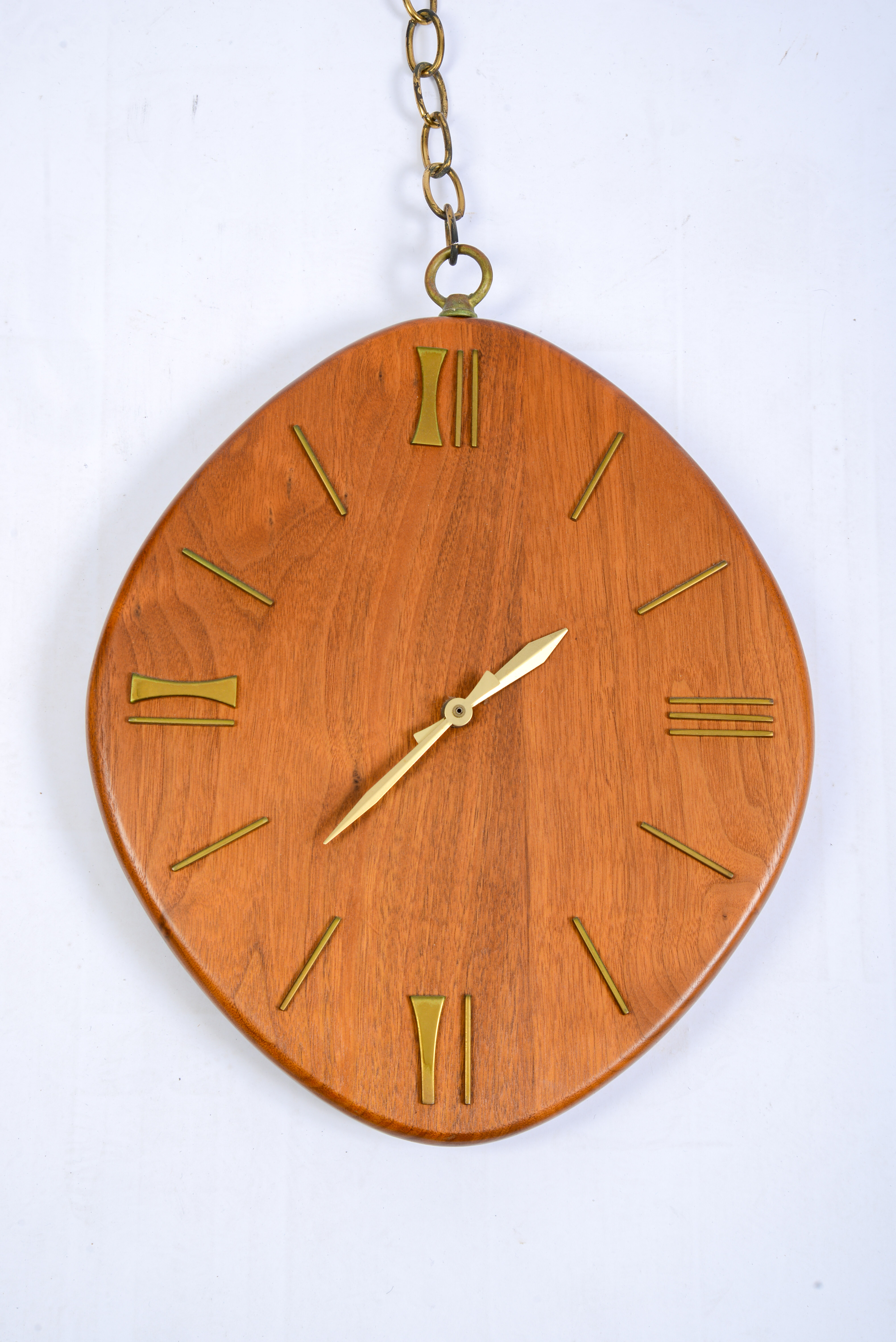 MID CENTURY CLOCK WITH STORK.