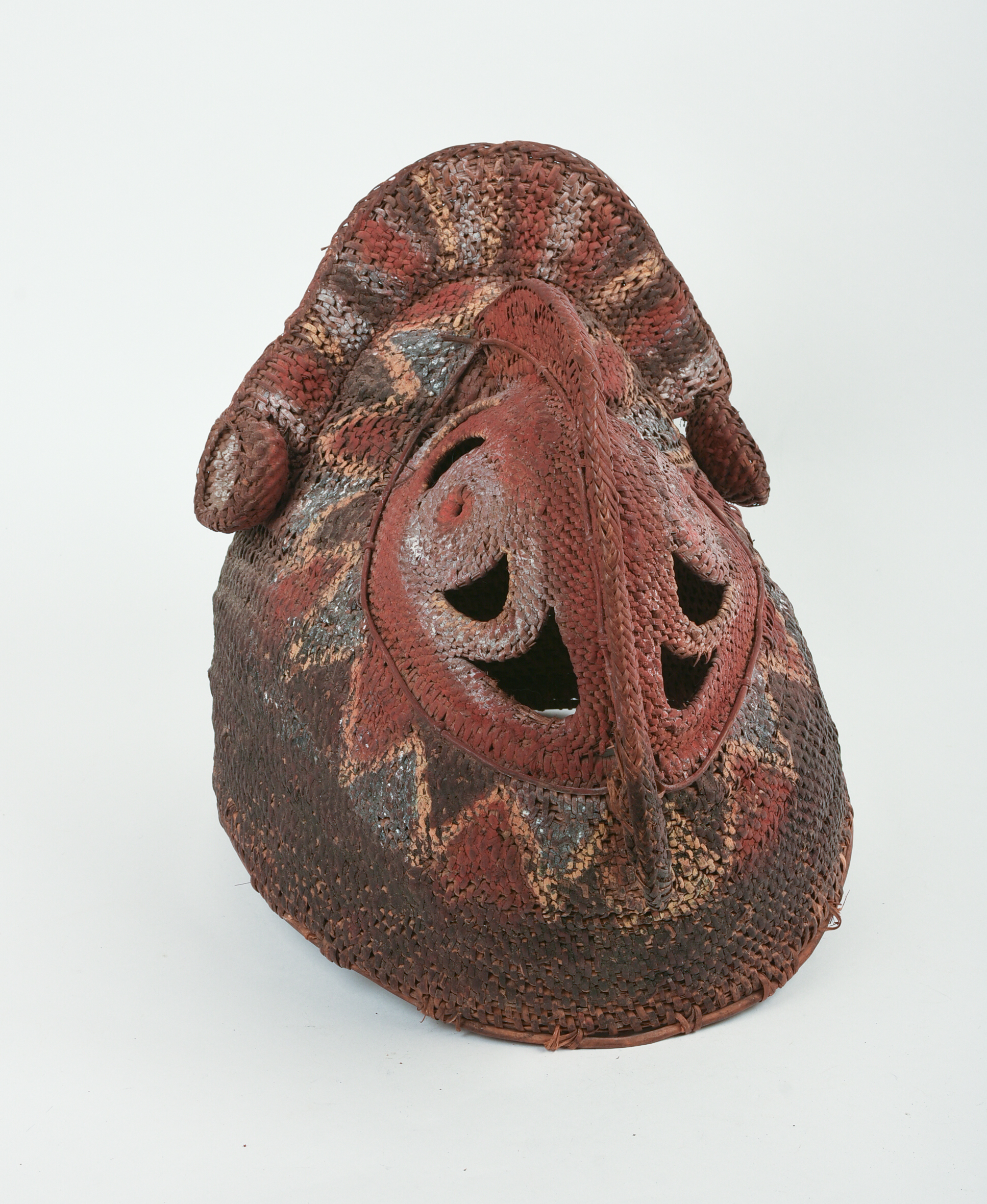 AFRICAN WOVEN MASK.