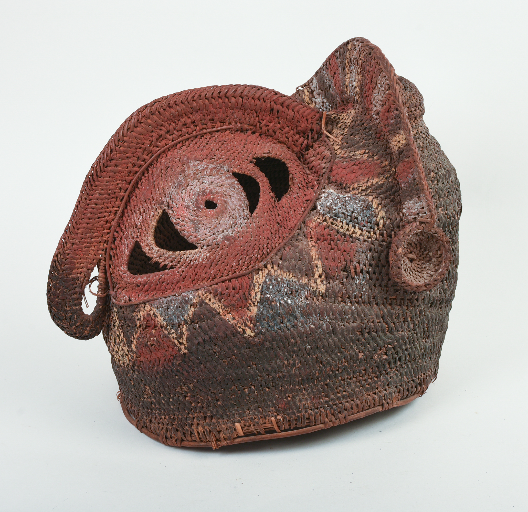 AFRICAN WOVEN MASK.