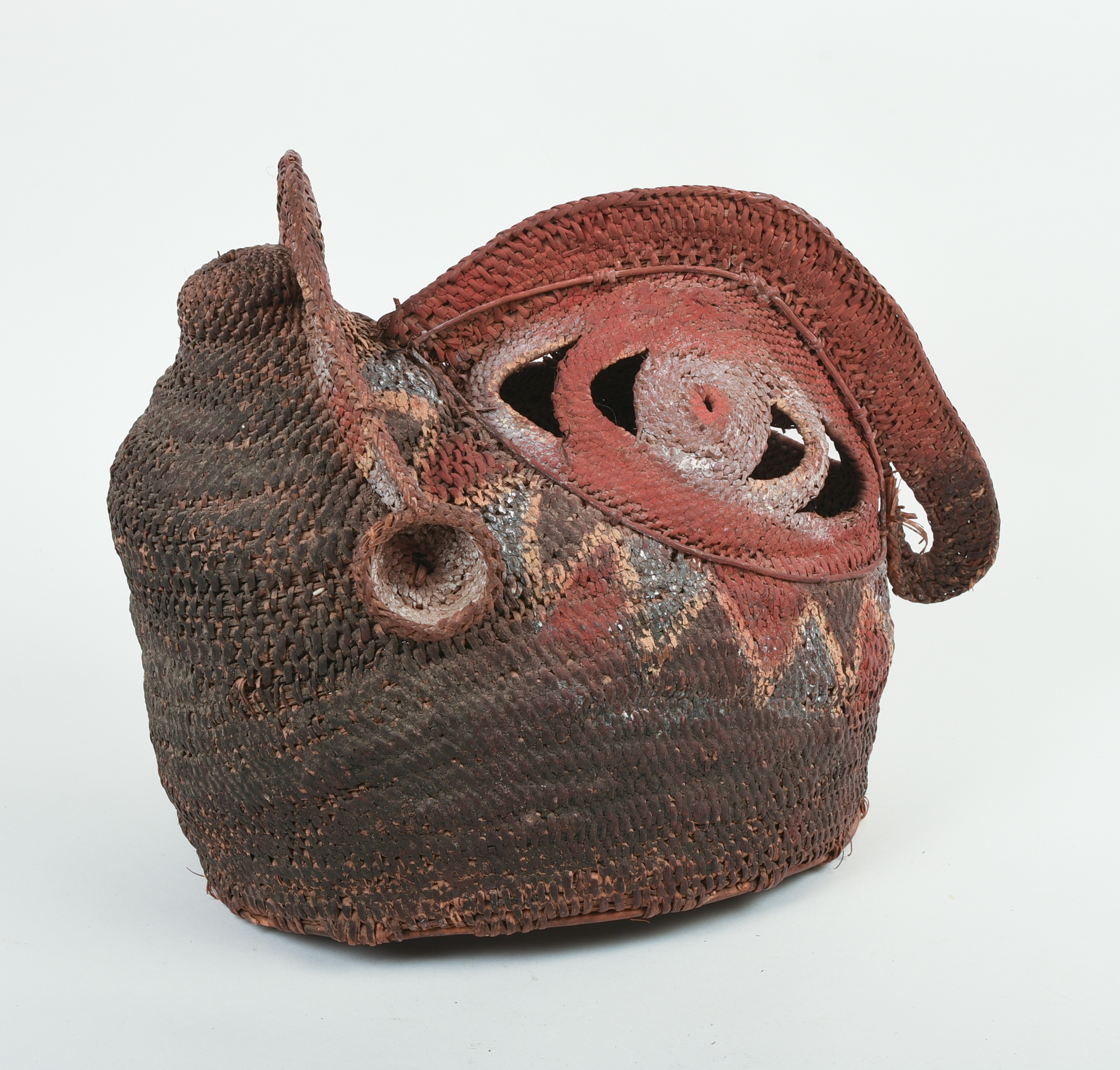 AFRICAN WOVEN MASK.