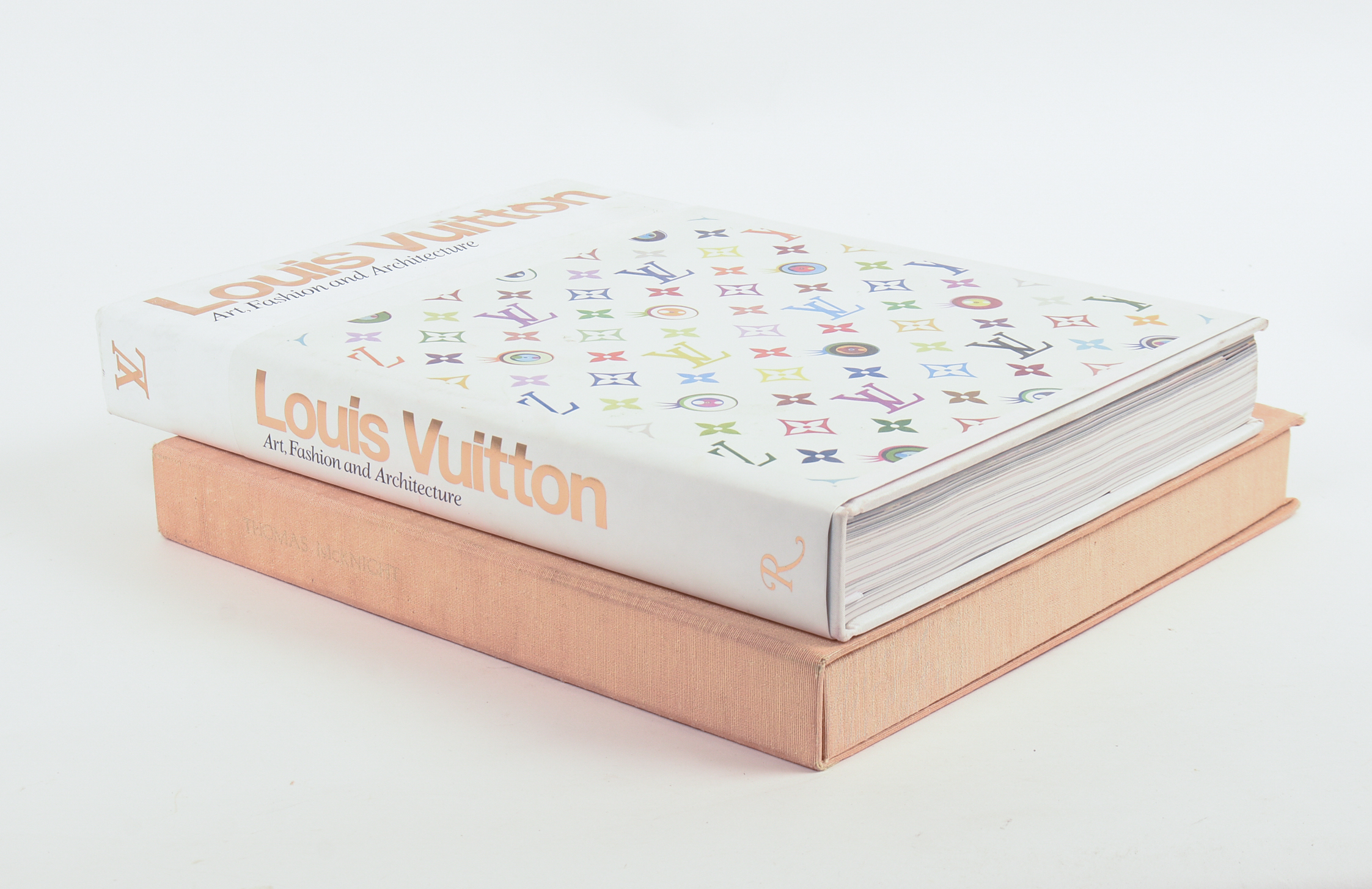 TWO ART BOOKS: THOMAS MCKNIGHT AND LOUIS VUITTON.