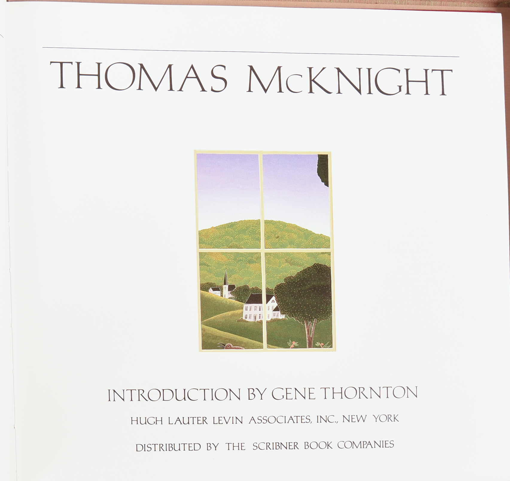 TWO ART BOOKS: THOMAS MCKNIGHT AND LOUIS VUITTON.
