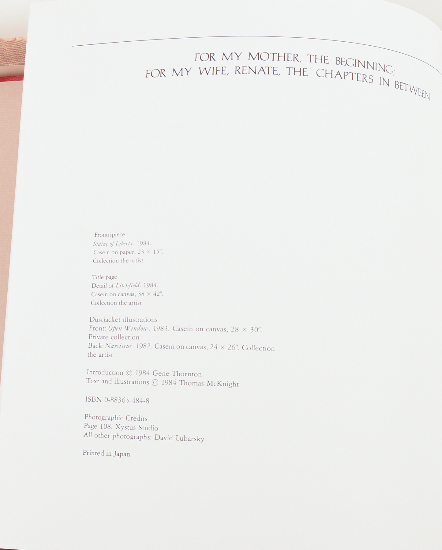 TWO ART BOOKS: THOMAS MCKNIGHT AND LOUIS VUITTON.