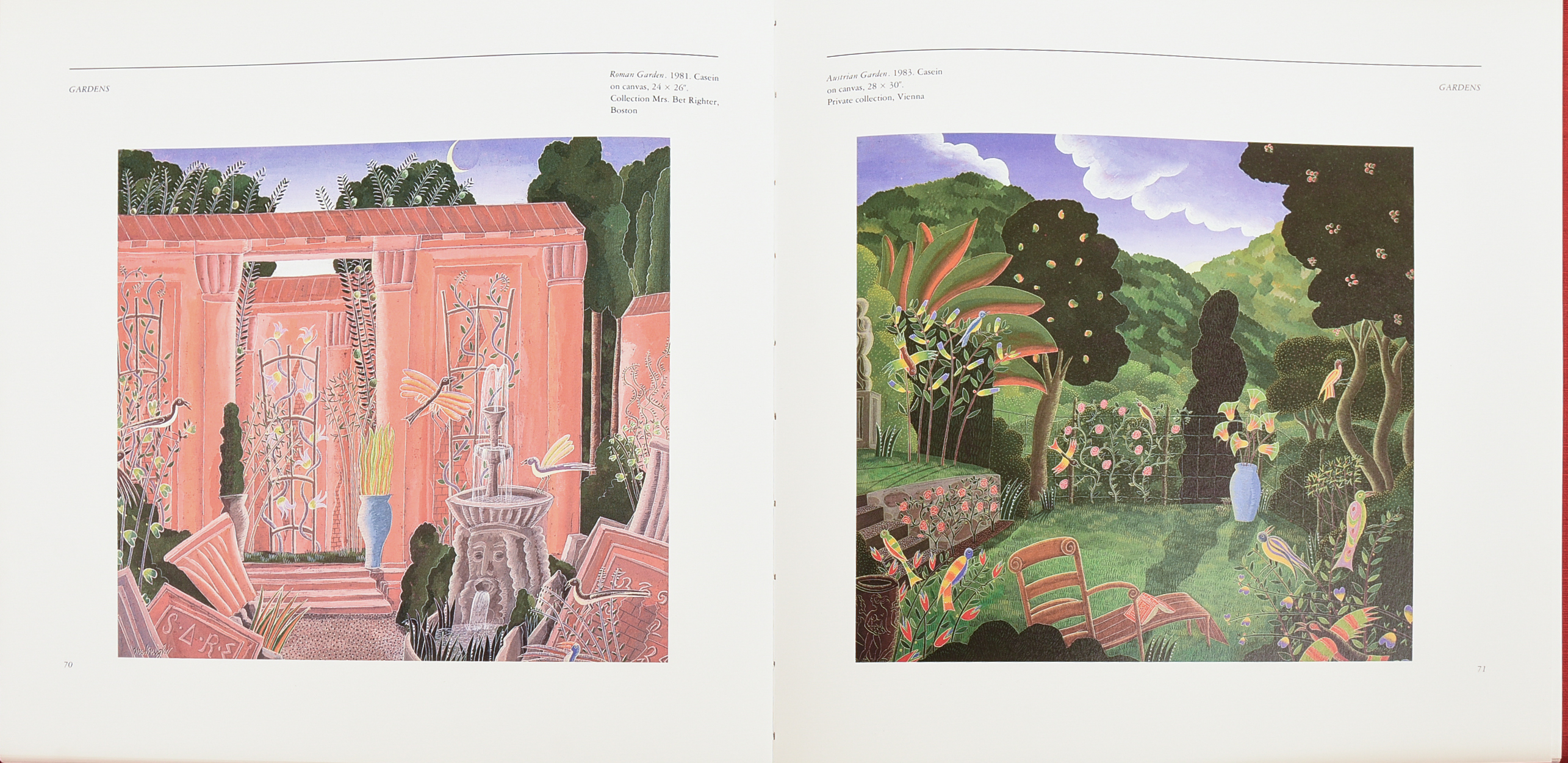 TWO ART BOOKS: THOMAS MCKNIGHT AND LOUIS VUITTON.