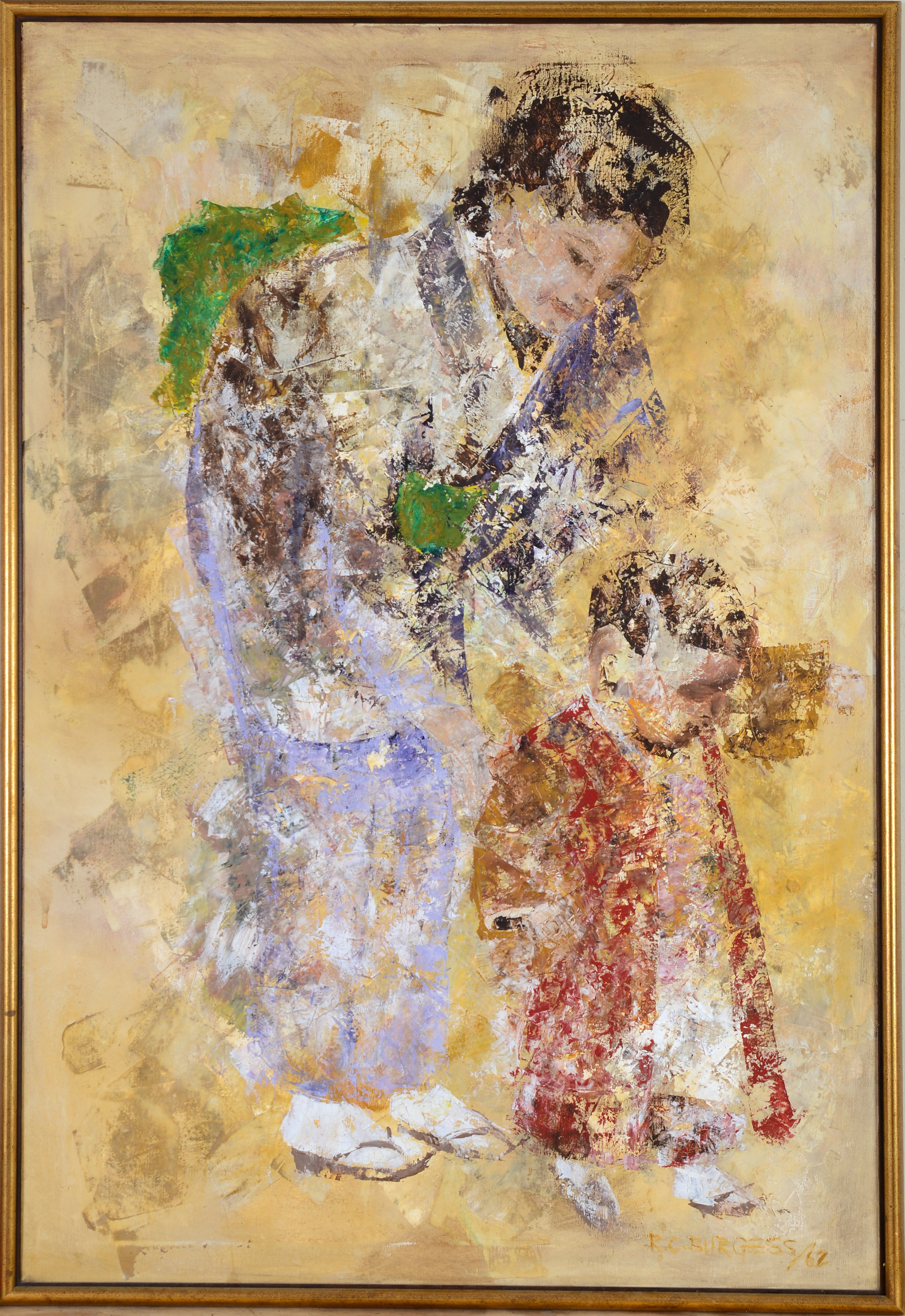 R.C. BURGESS. FIRST STEP, 1962.