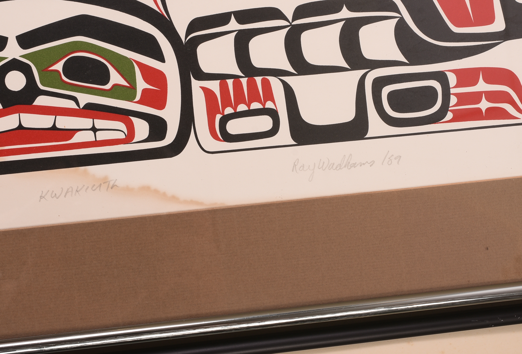 TWO PACIFIC NORTHWEST TRIBAL DESIGN PRINTS.
