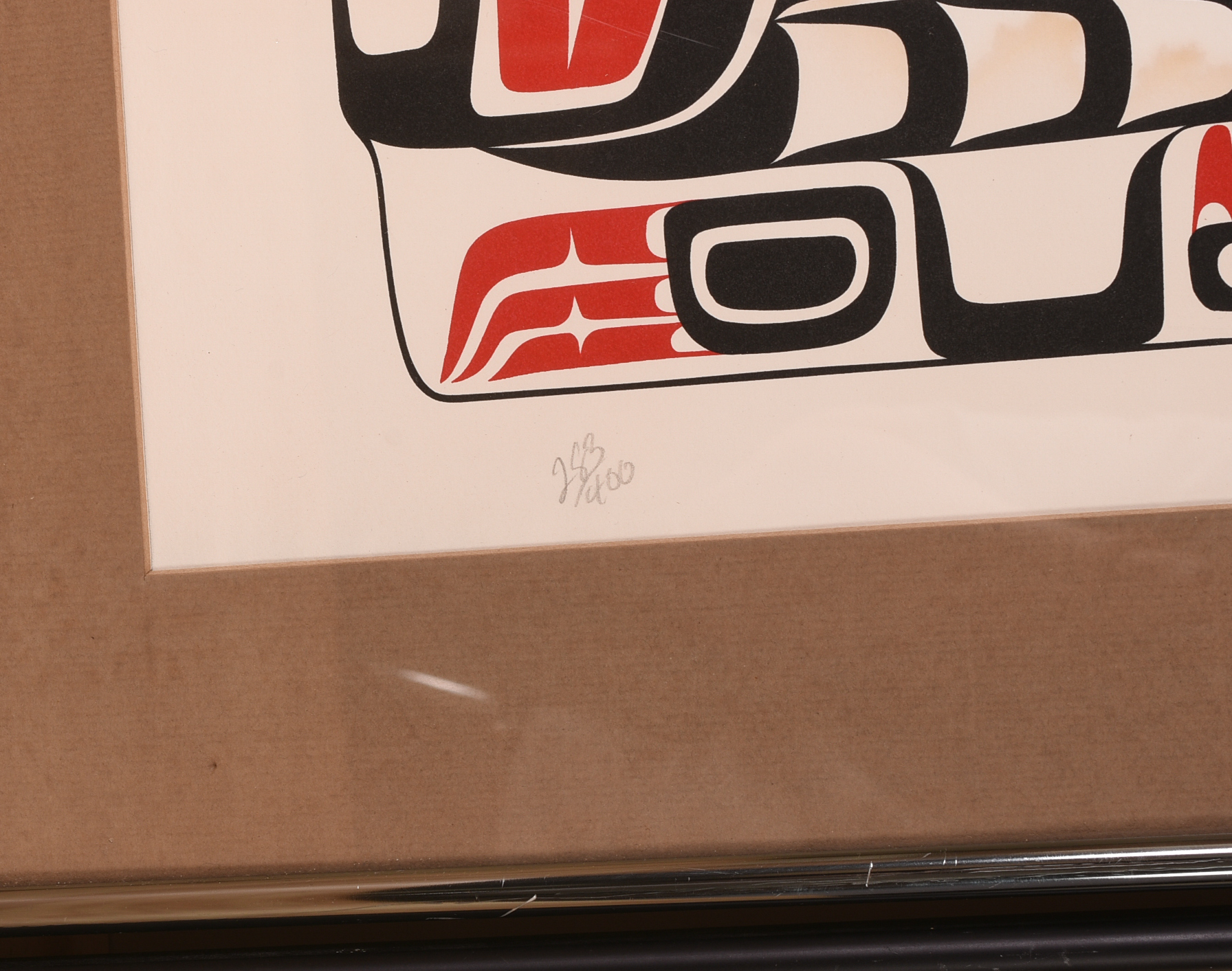 TWO PACIFIC NORTHWEST TRIBAL DESIGN PRINTS.