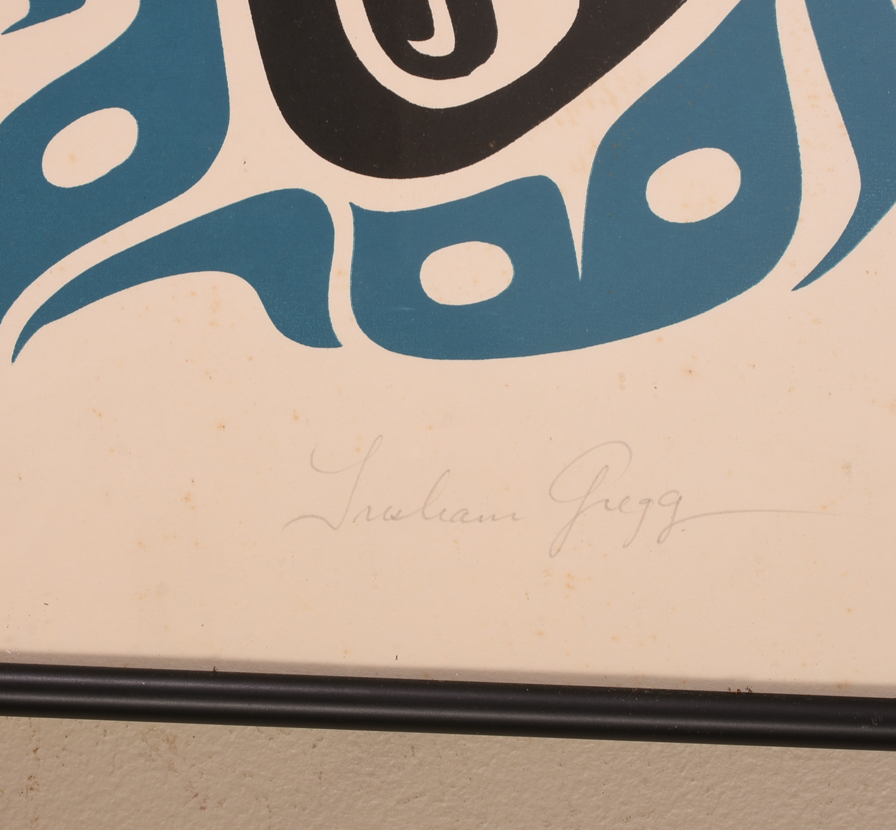 TWO PACIFIC NORTHWEST TRIBAL DESIGN PRINTS.