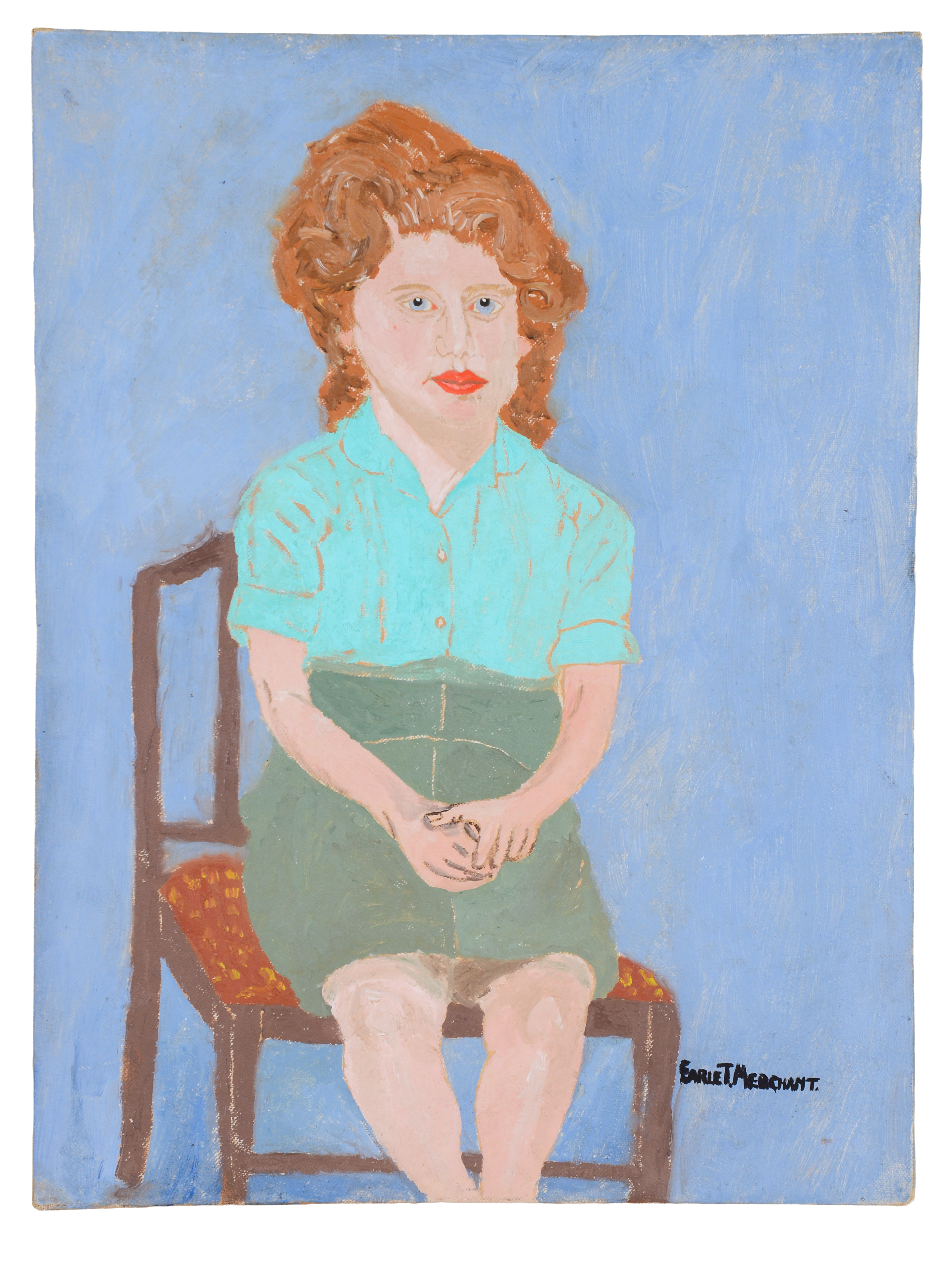 EARLE MERCHANT (1903 - 1997). MISS LINDA CRIPPERO.
