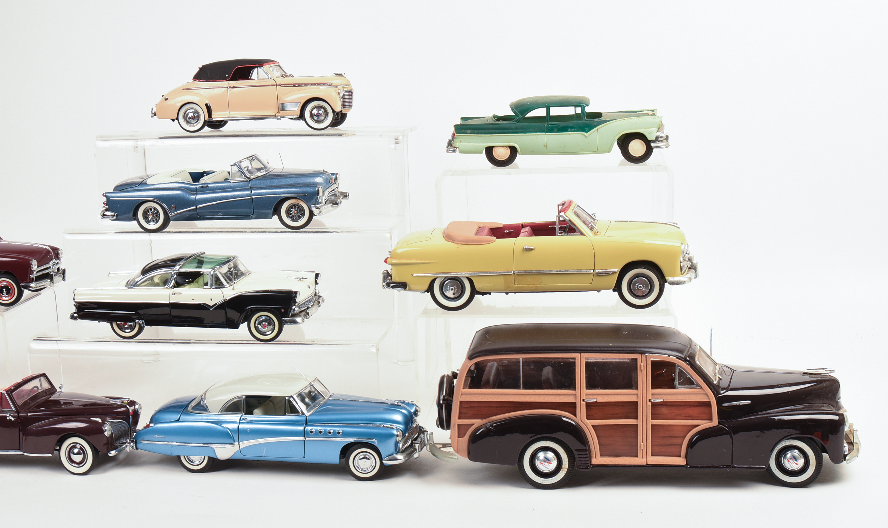 Ten Diecast Model Cars.