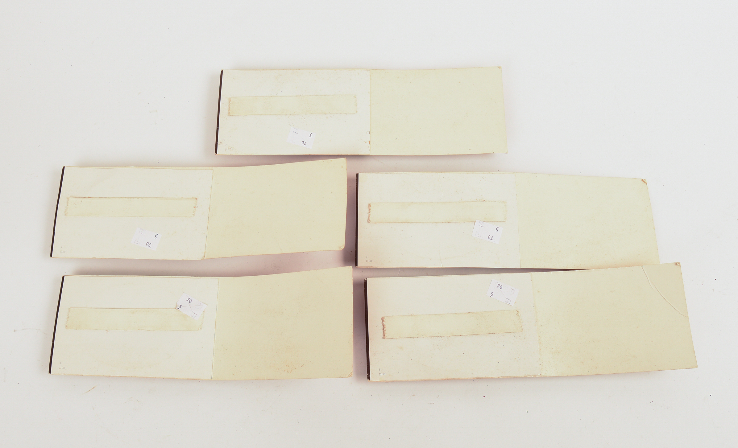 Five Brass Marlboro Longhorn Buckles.