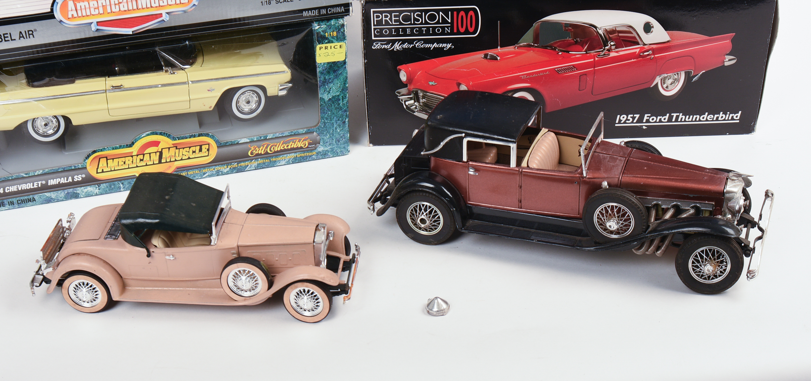 Nine Diecast Model Cars.