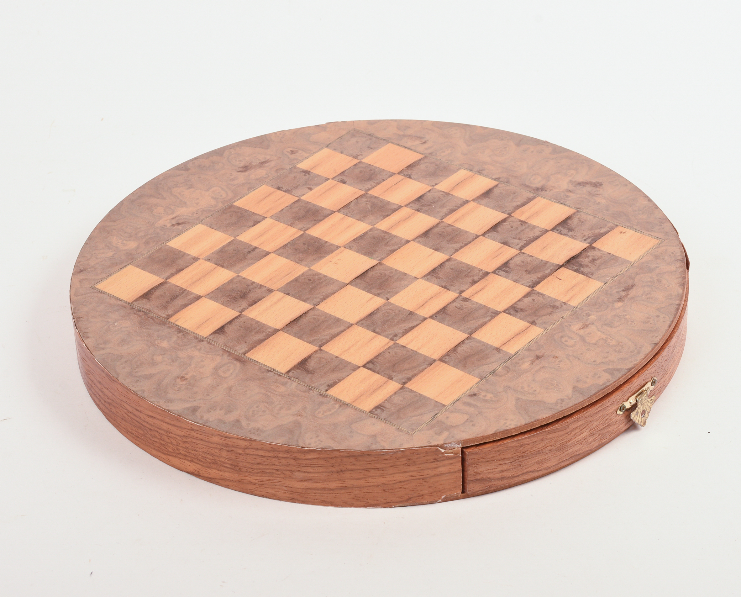 Burlwood Chess Set.