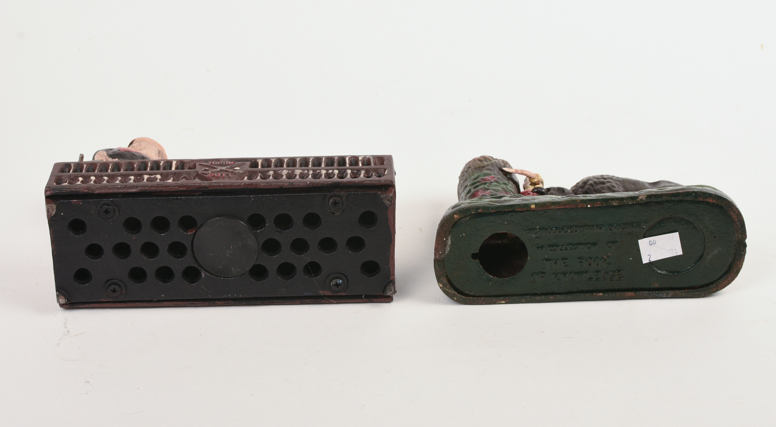 Two Reproduction Mechanical Banks.