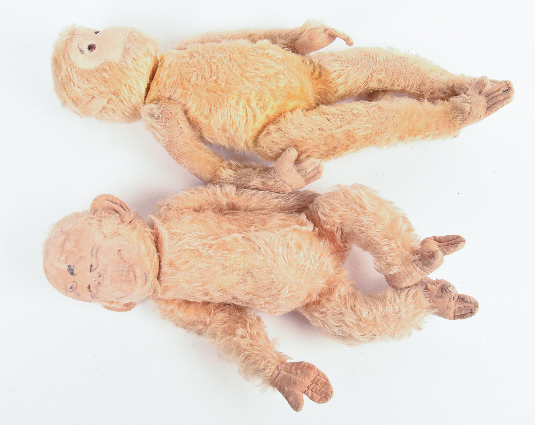 Pair of Articulated Monkey Dolls.