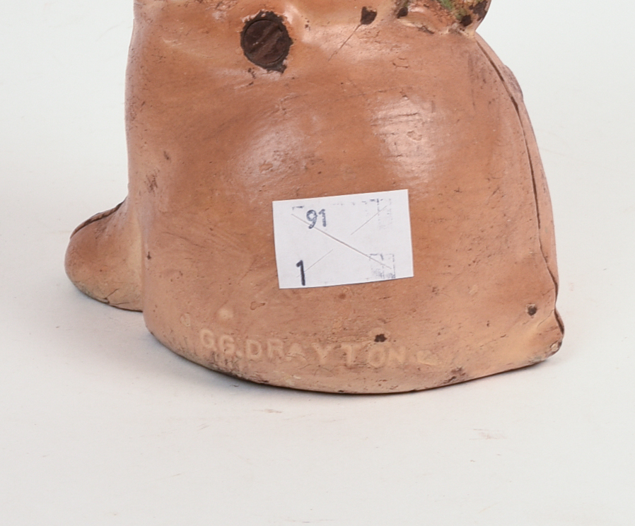 GG Drayton Cast Iron Dog Bank.