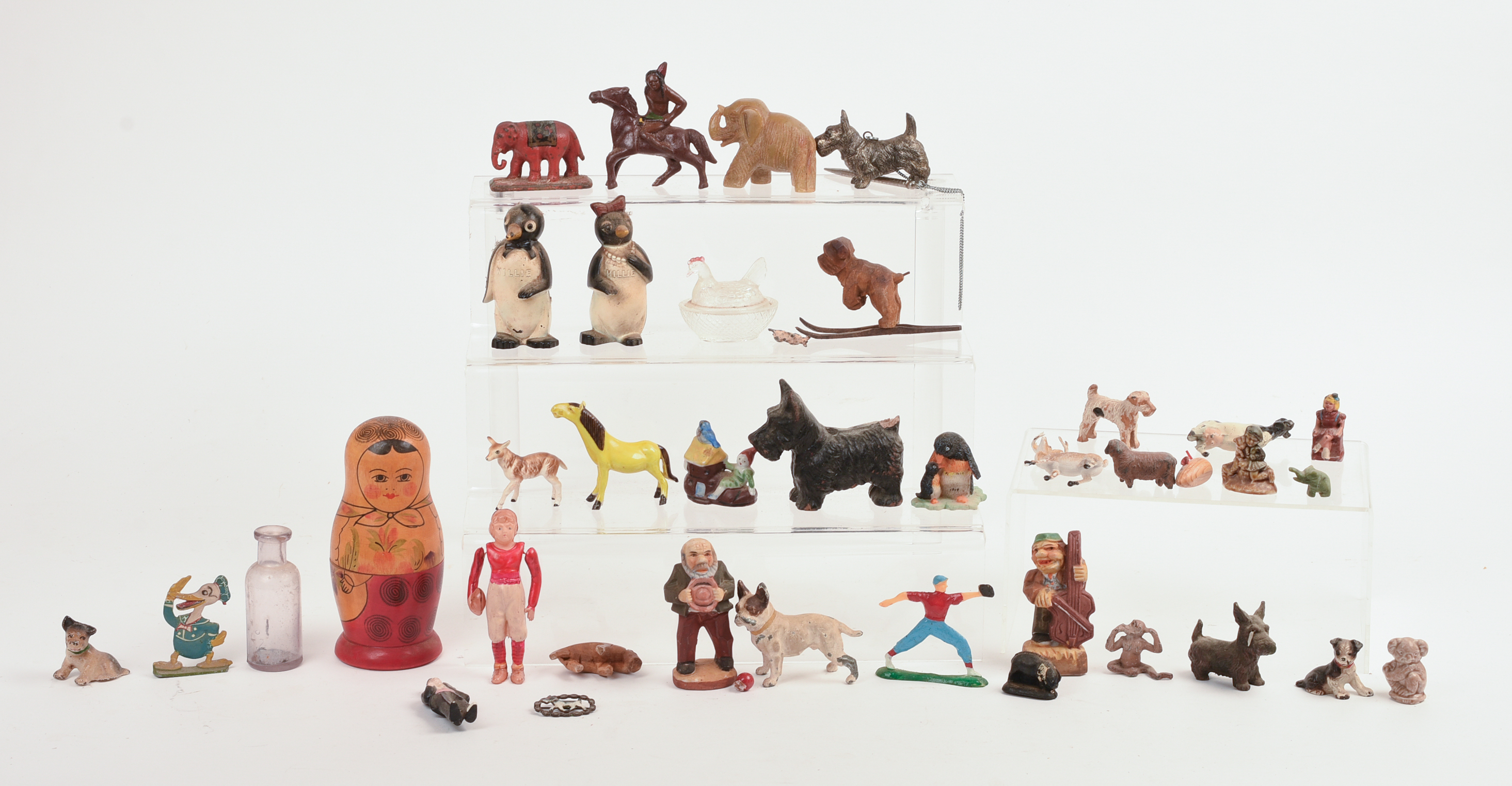 Large Group of Small Figures.