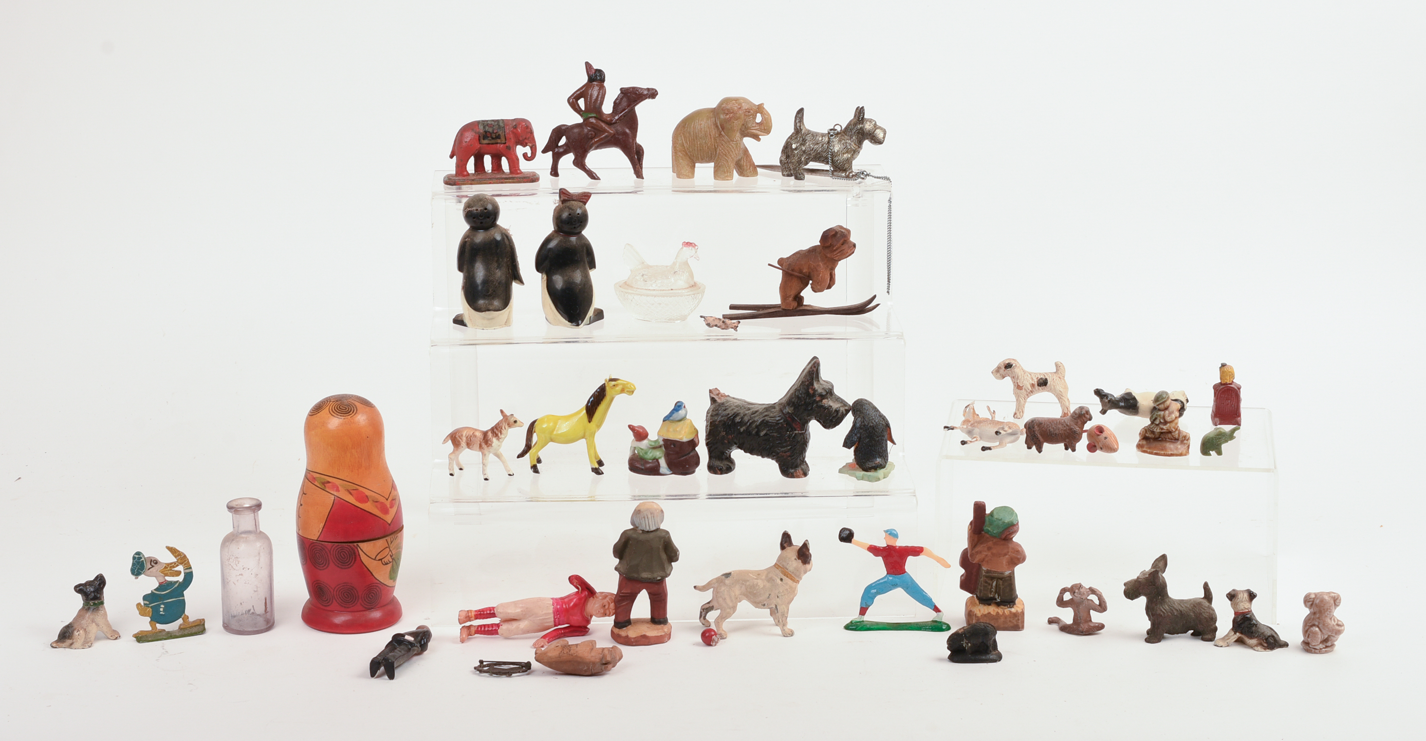 Large Group of Small Figures.