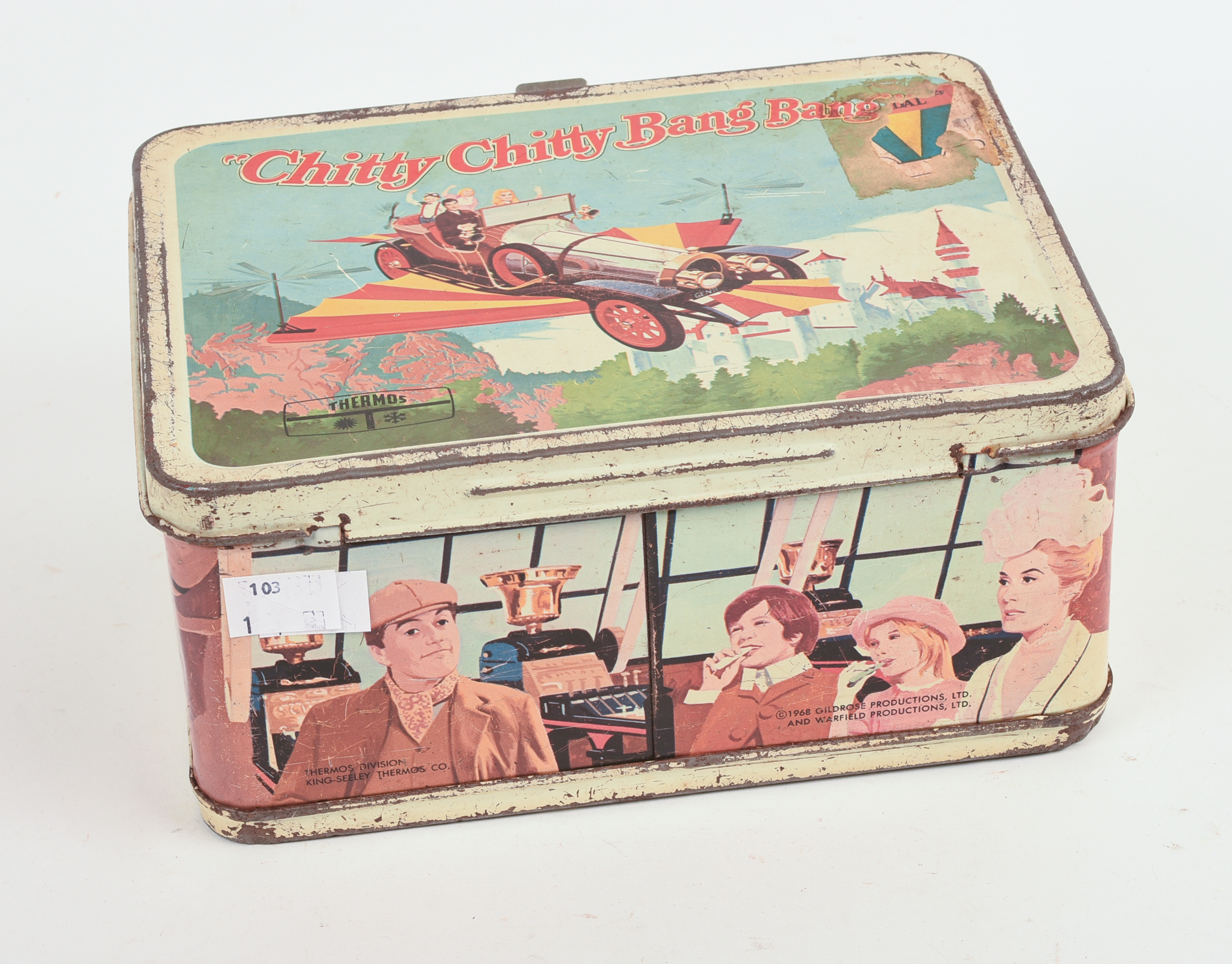 Chitty Chitty Bang Bang Lunch Box With Thermos.