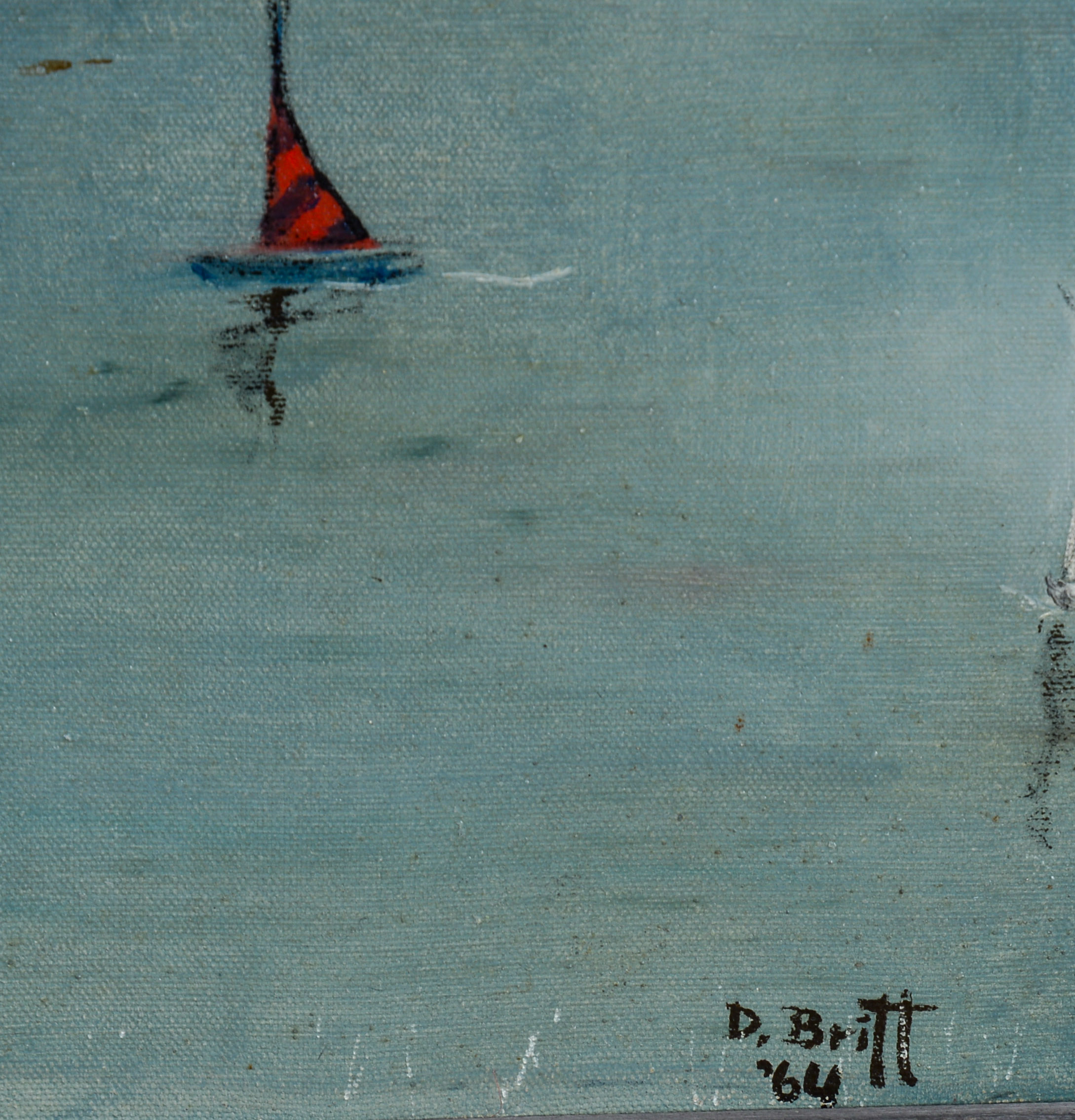 DANIEL C. BRITT (1938-2022). PORTLAND MAINE PANORAMA.