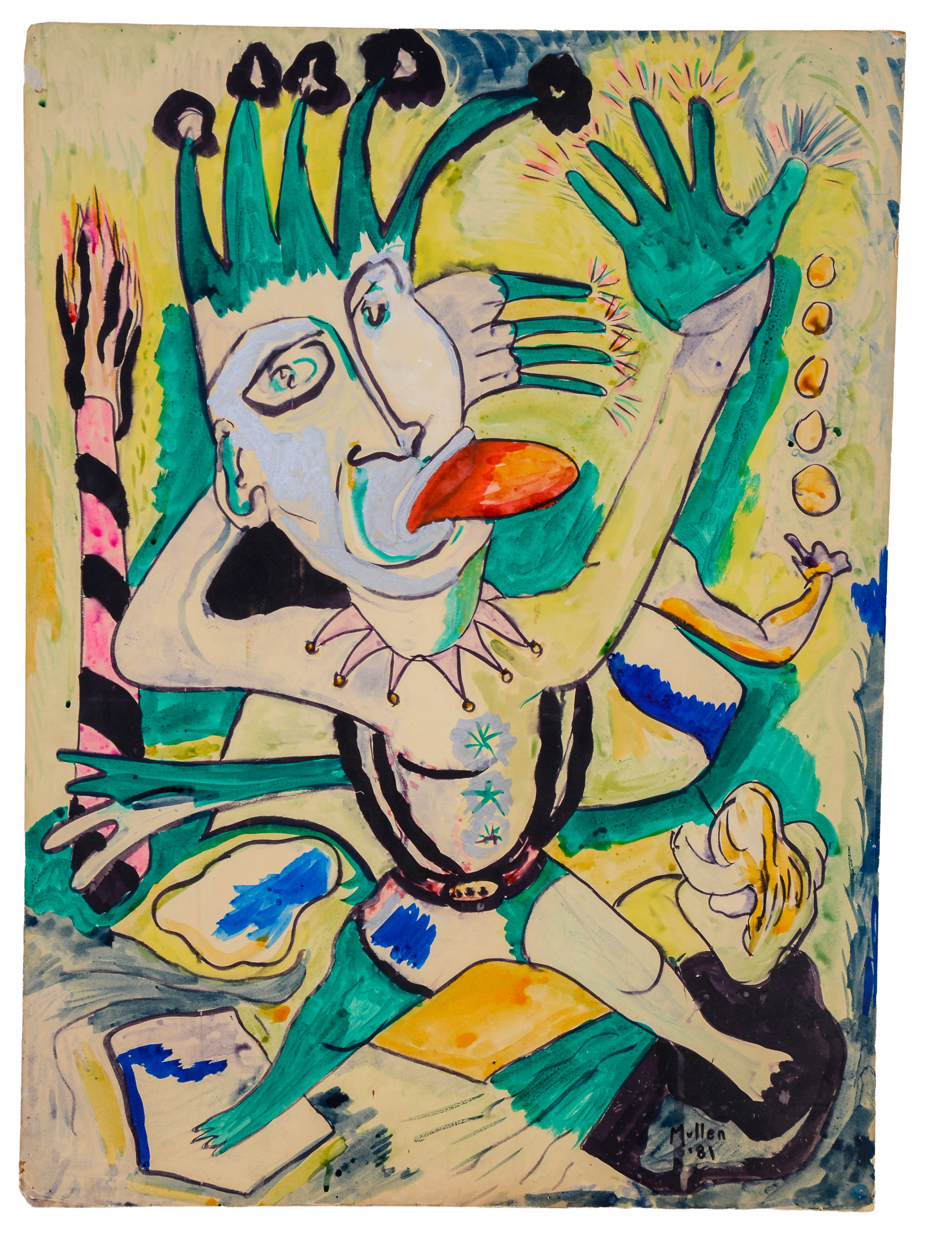 JUDITH WORACEK BARRY MULLEN (B. 1938). JESTER.