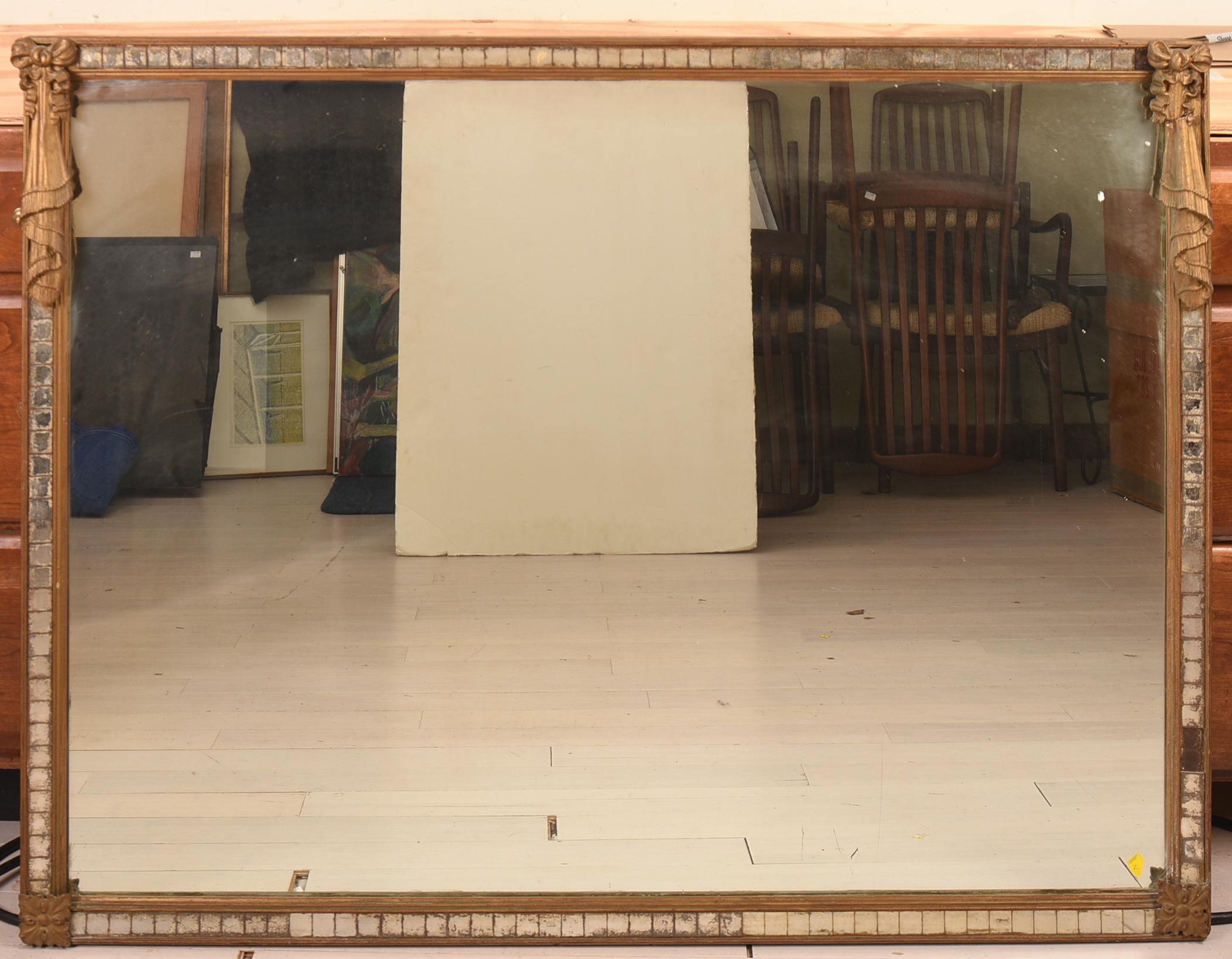 HOLLYWOOD REGENCY MIRROR.