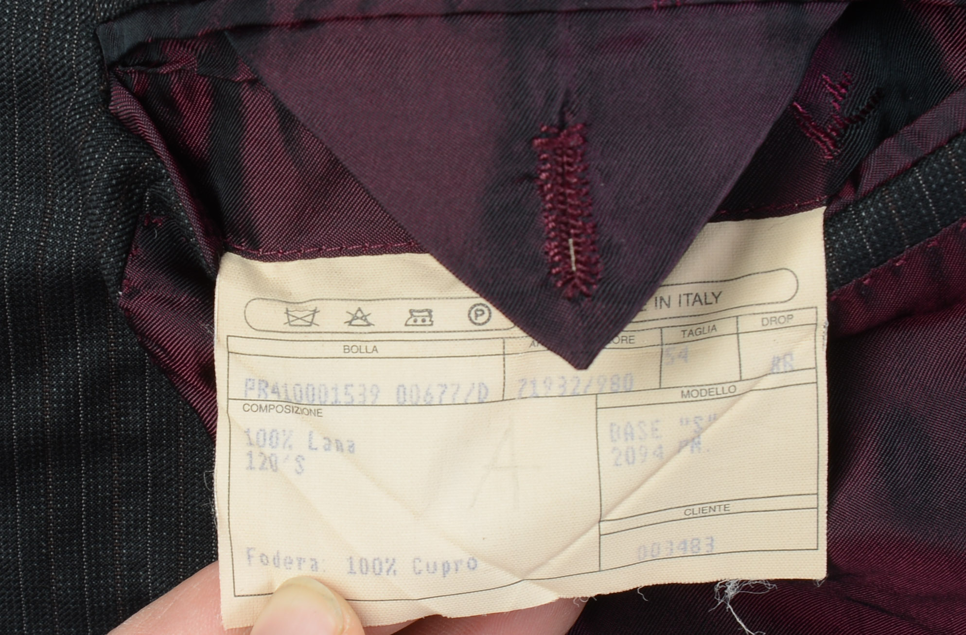 ISAIA NAPOLI MEN'S JACKET.