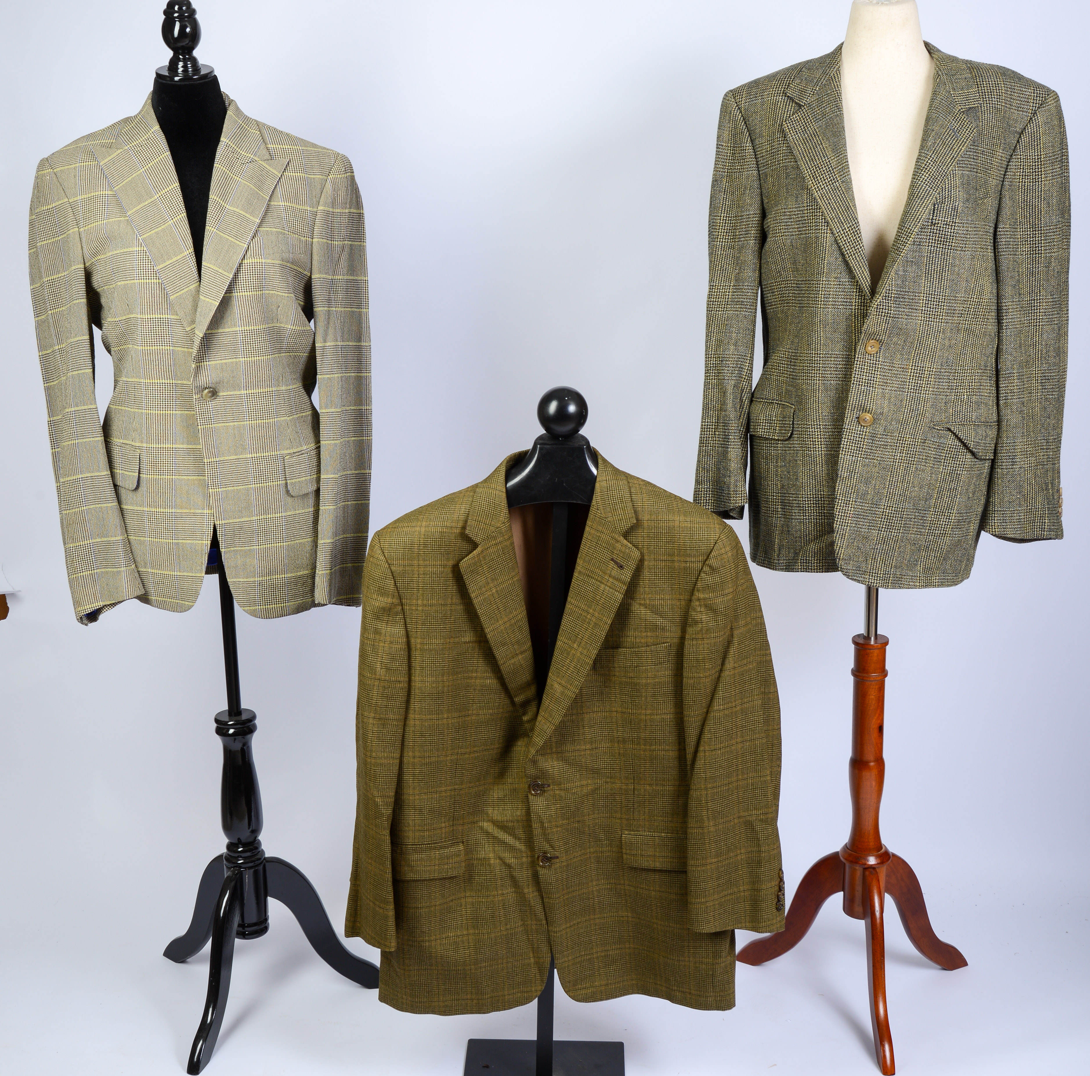 THREE MEN'S DESIGNER BLAZERS.