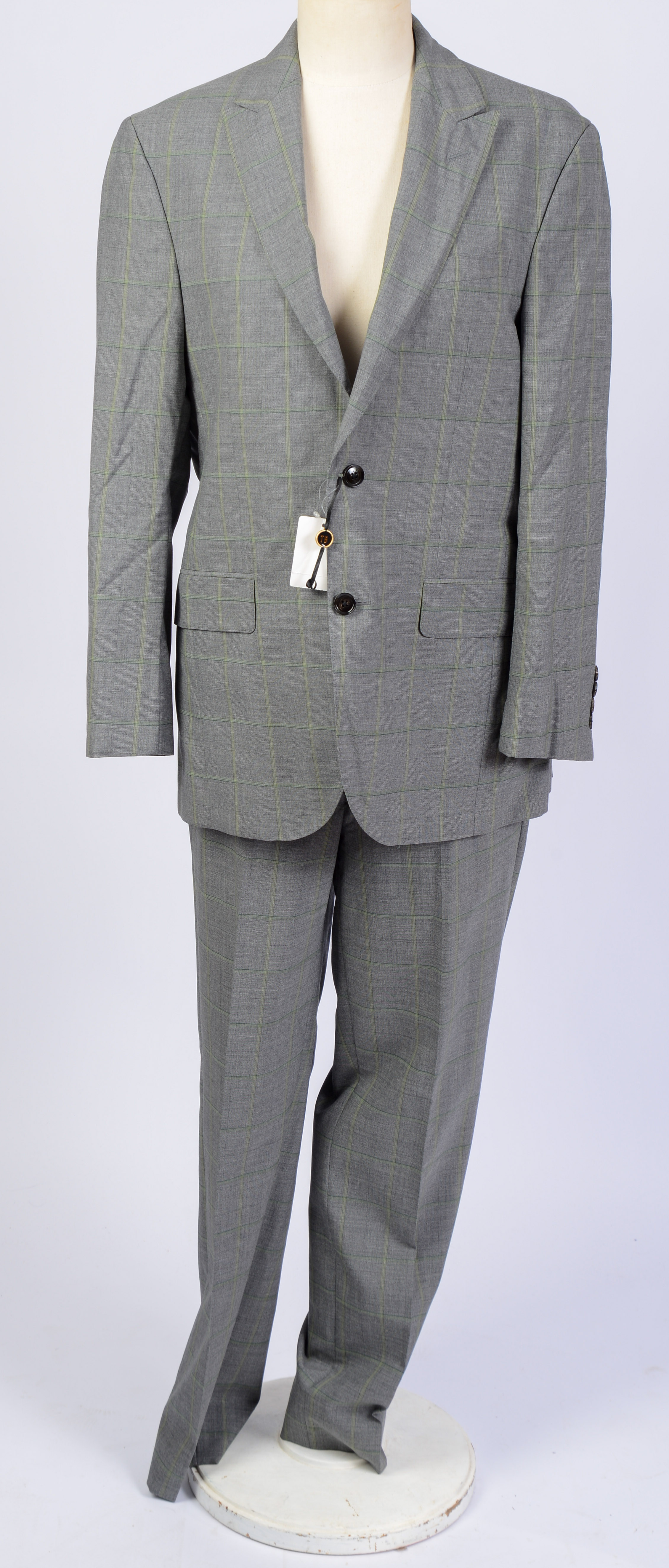 GREY PAID TED BAKER SUIT. NWT.
