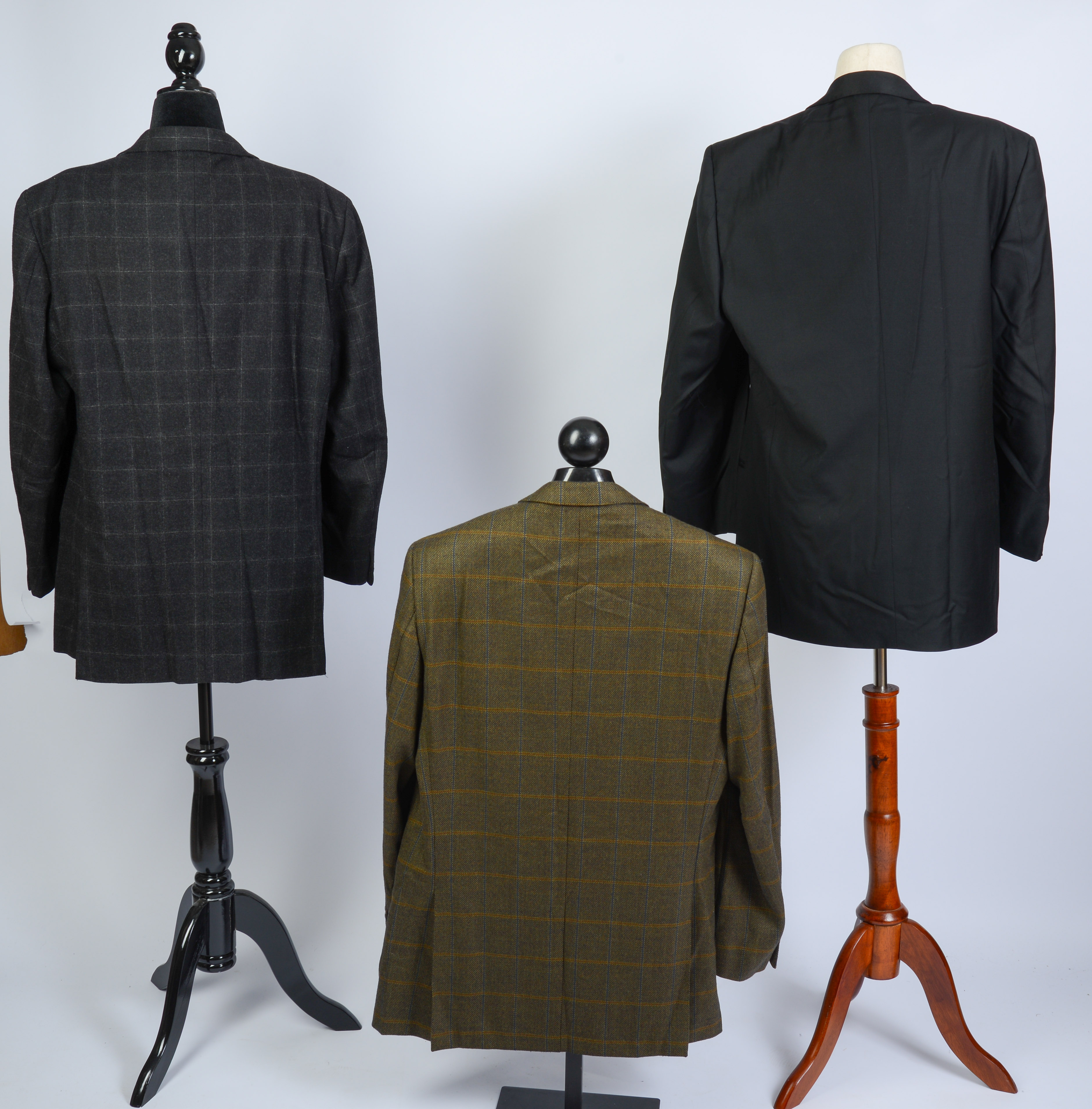 THREE ERMENEGILDO ZEGNA MEN'S JACKETS.