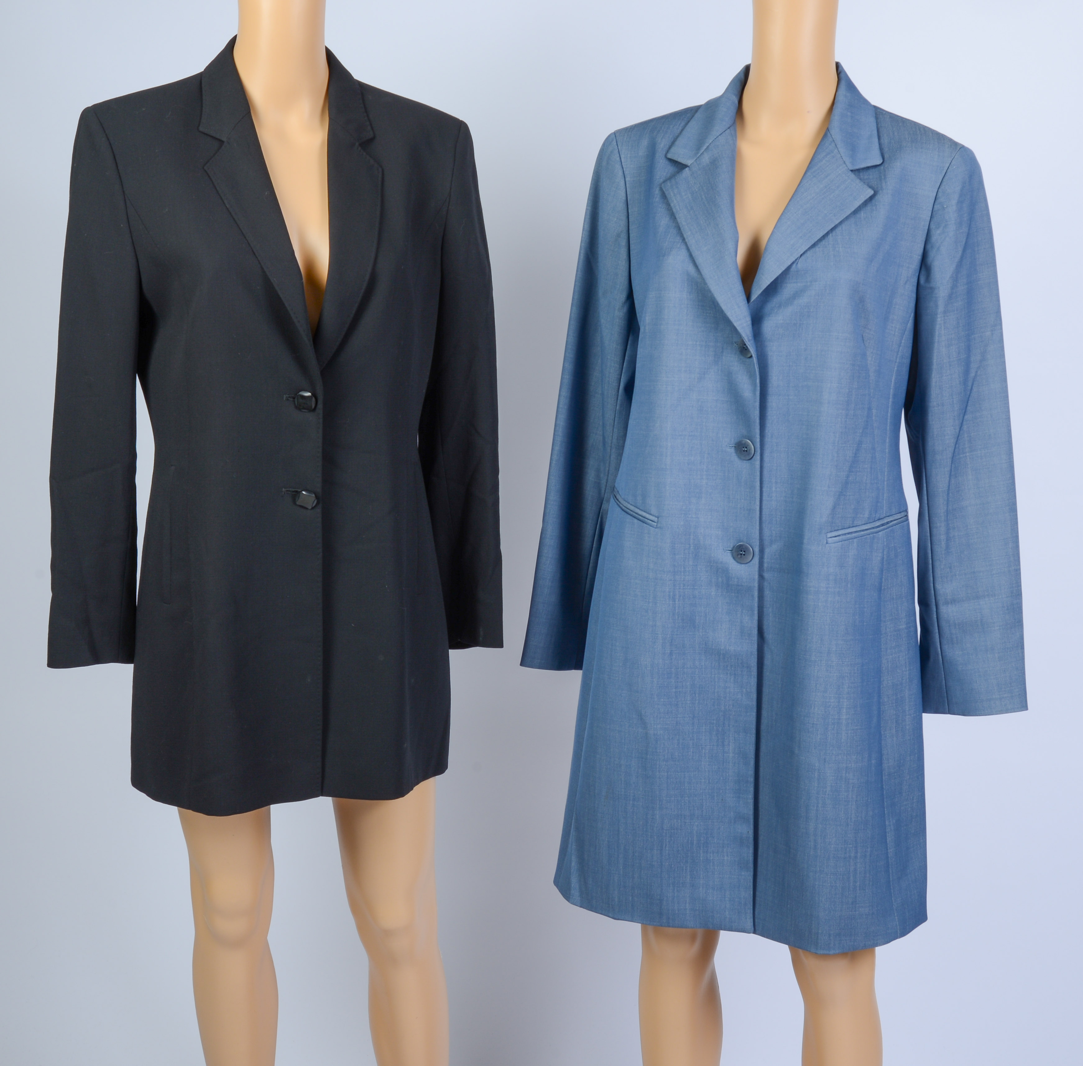 TWO JACKETS: JAEGER AND LAFAYETTE, SIZES 6 AND 8.