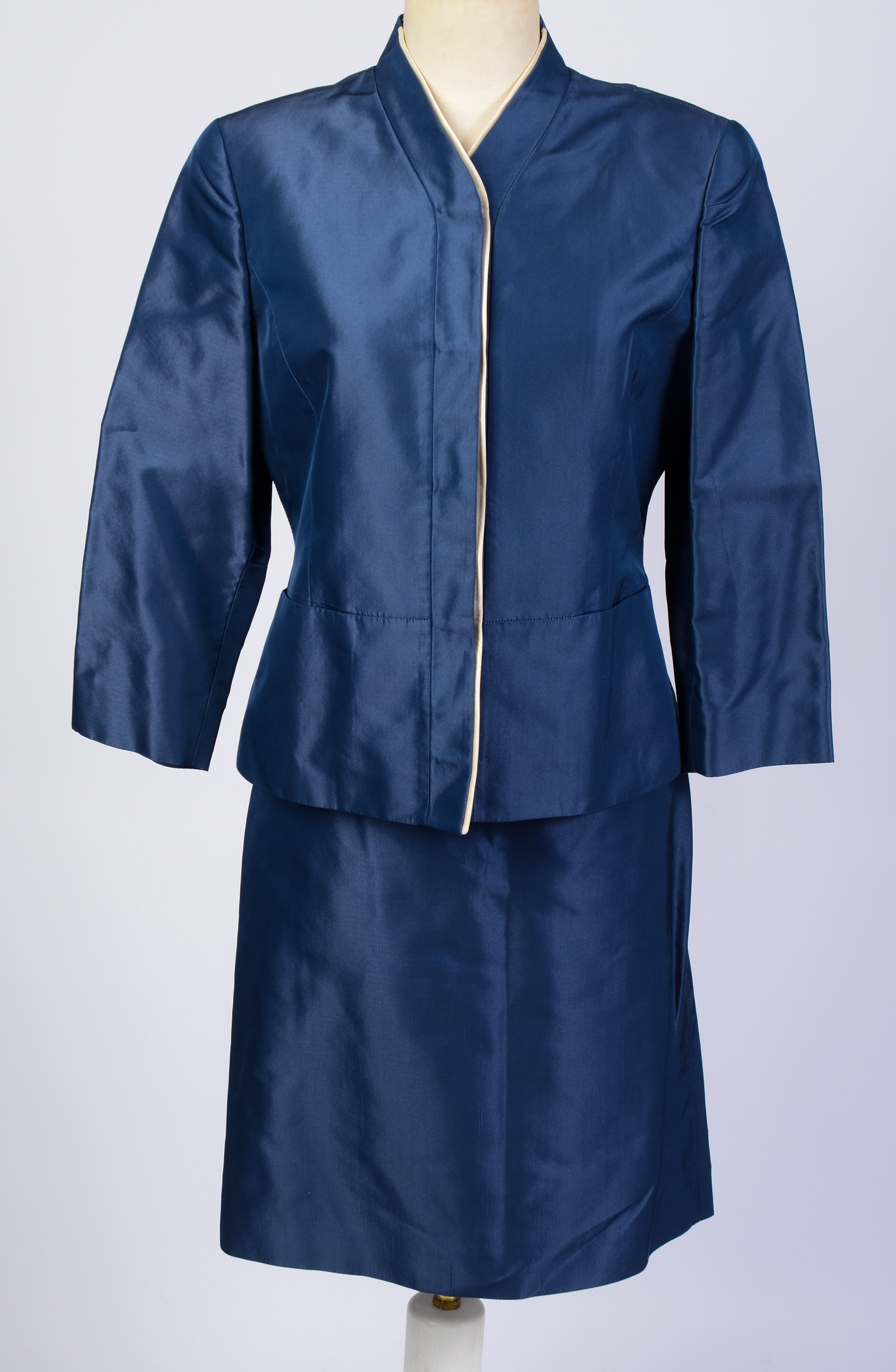 BRIONI SKIRT SUIT, SIZE 44.