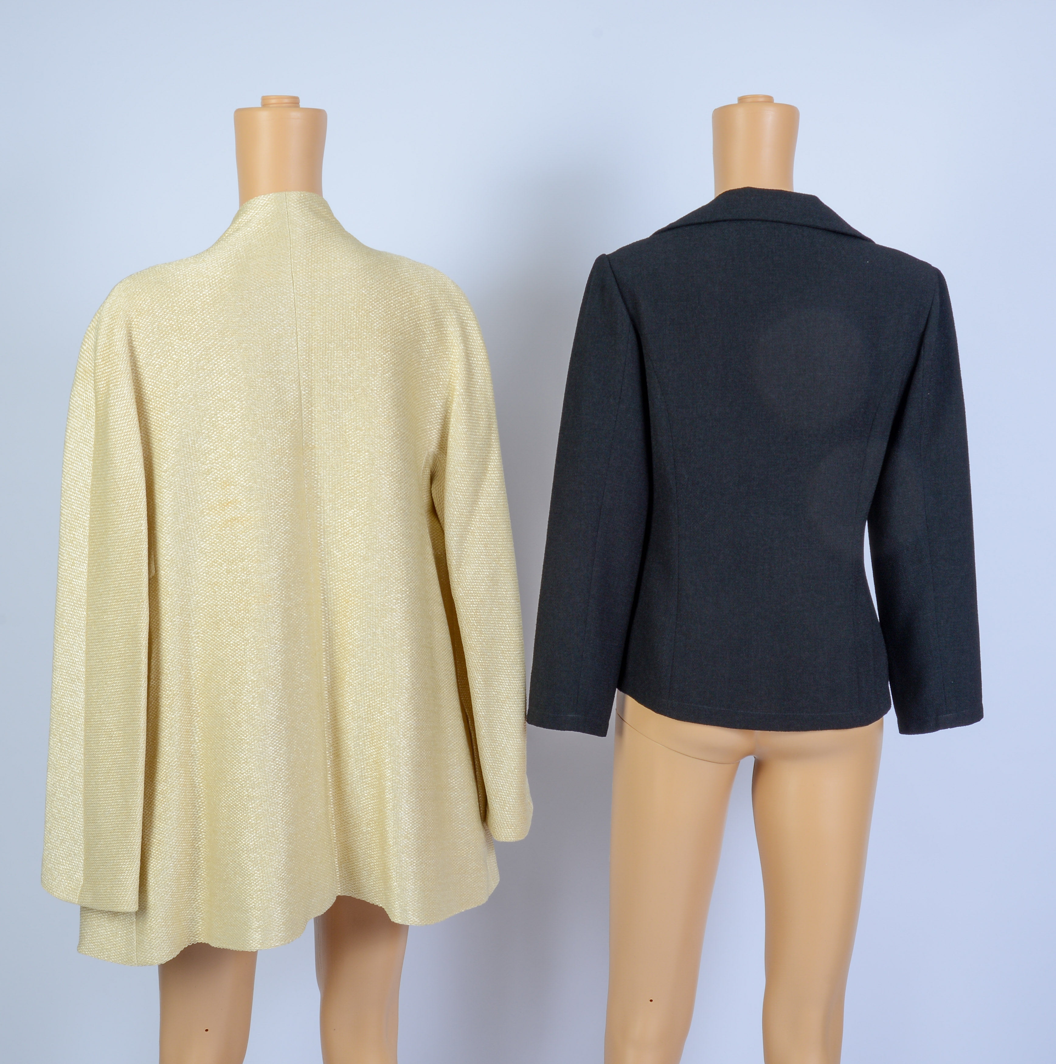 KRIZIA JACKET, SIZE 48, AND A TOP, SIZE M.