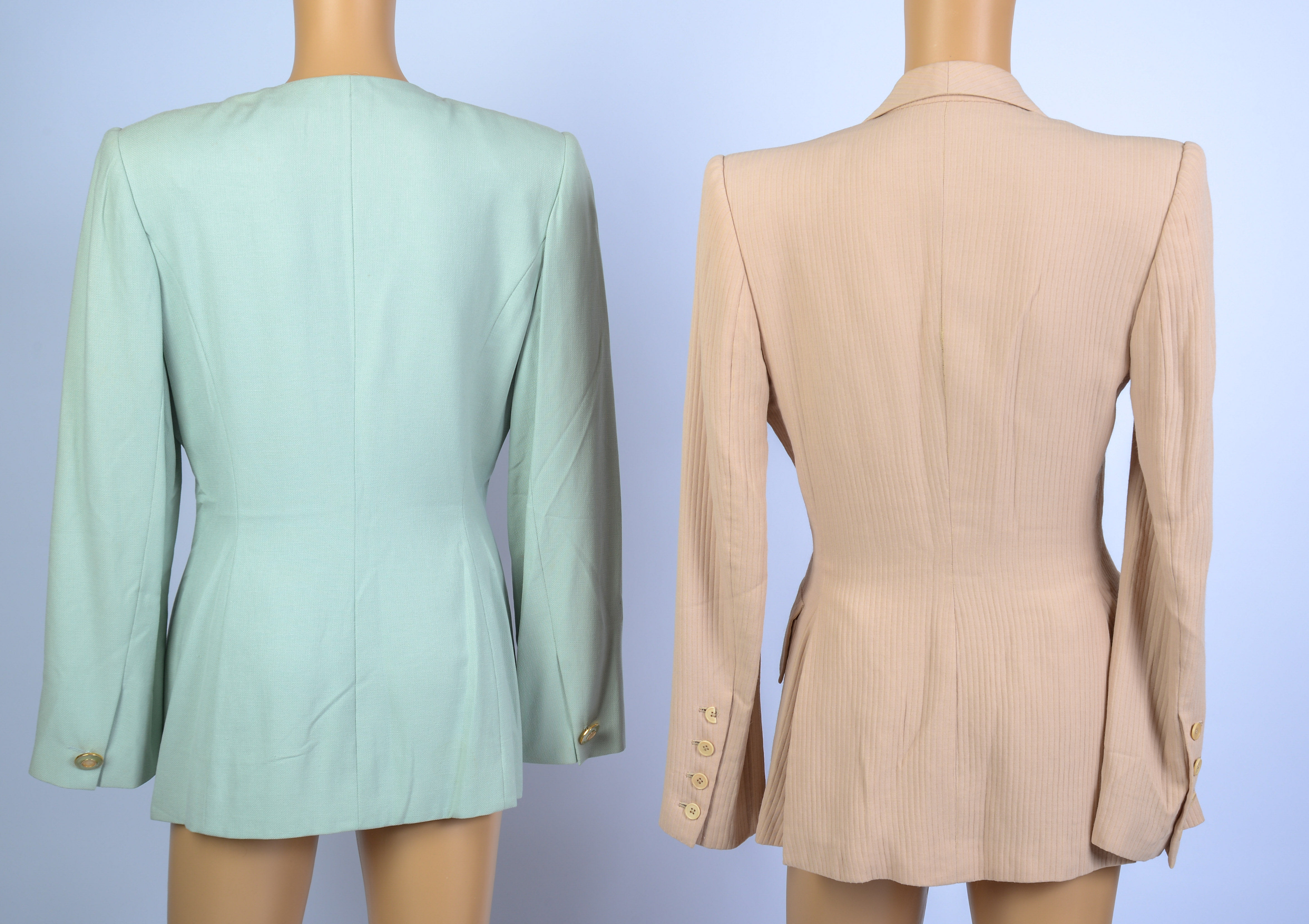 TWO SIZE 6 BLAZERS: UNGARO AND RICHARD TYLER.