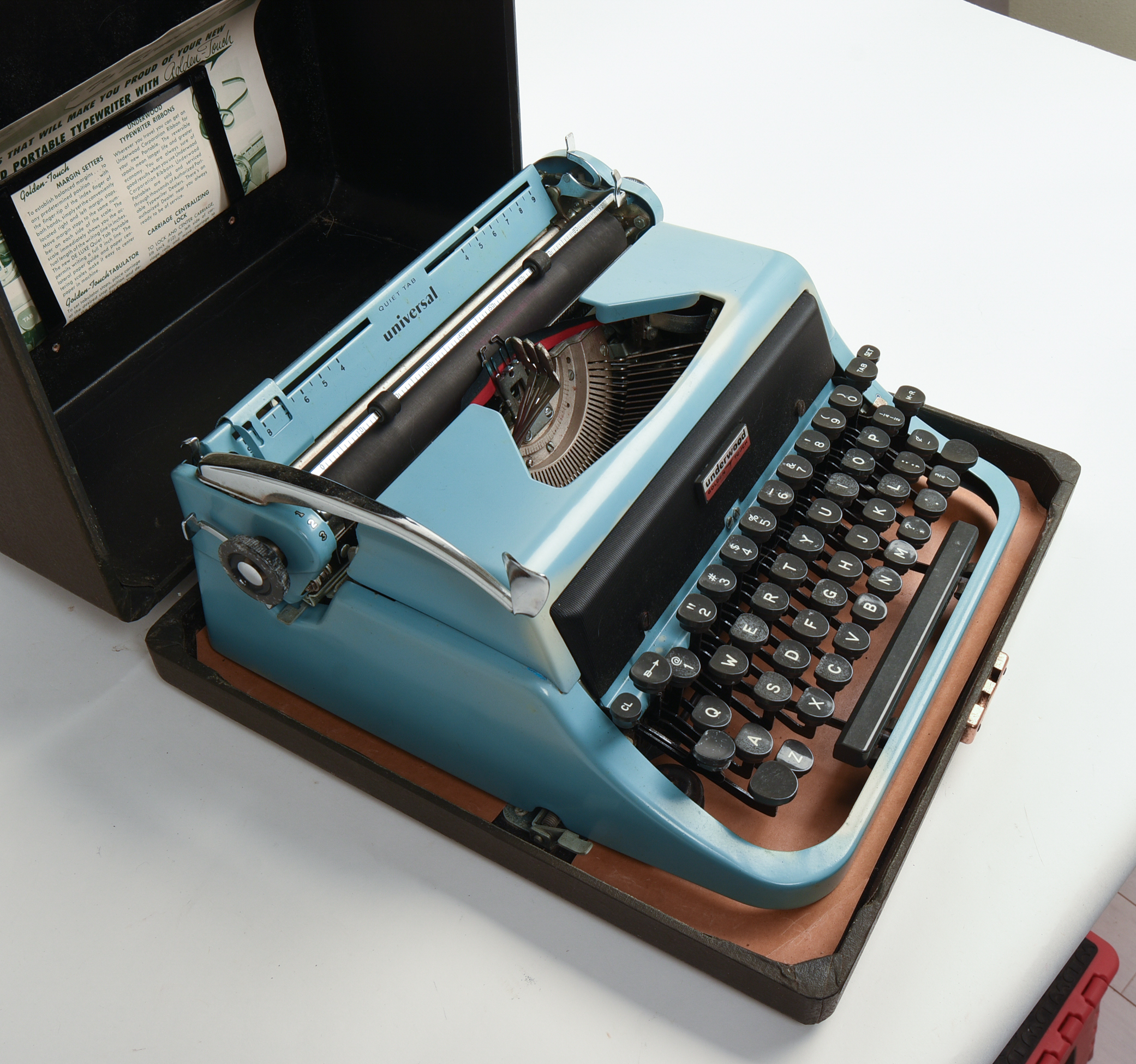 Underwood Champion Golden Touch Typewriter.