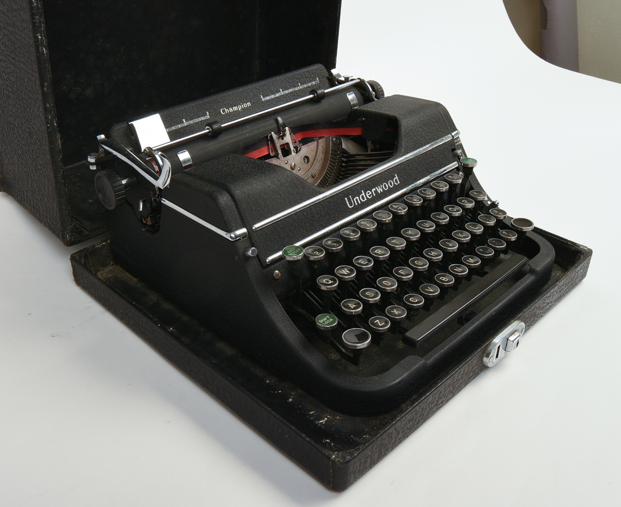 Underwood Champion Typewriter.