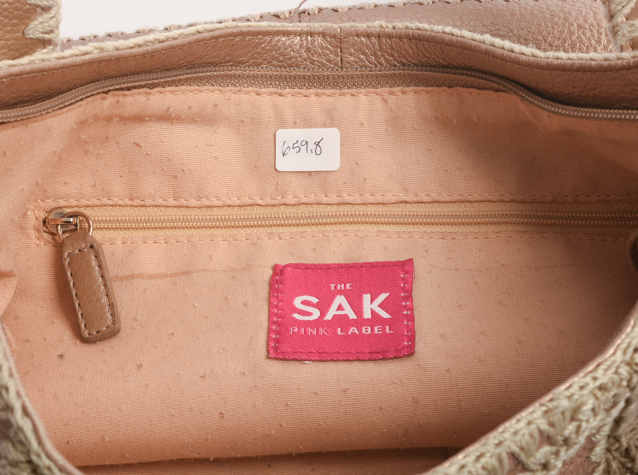 THE SAK PINK LABEL BAG.