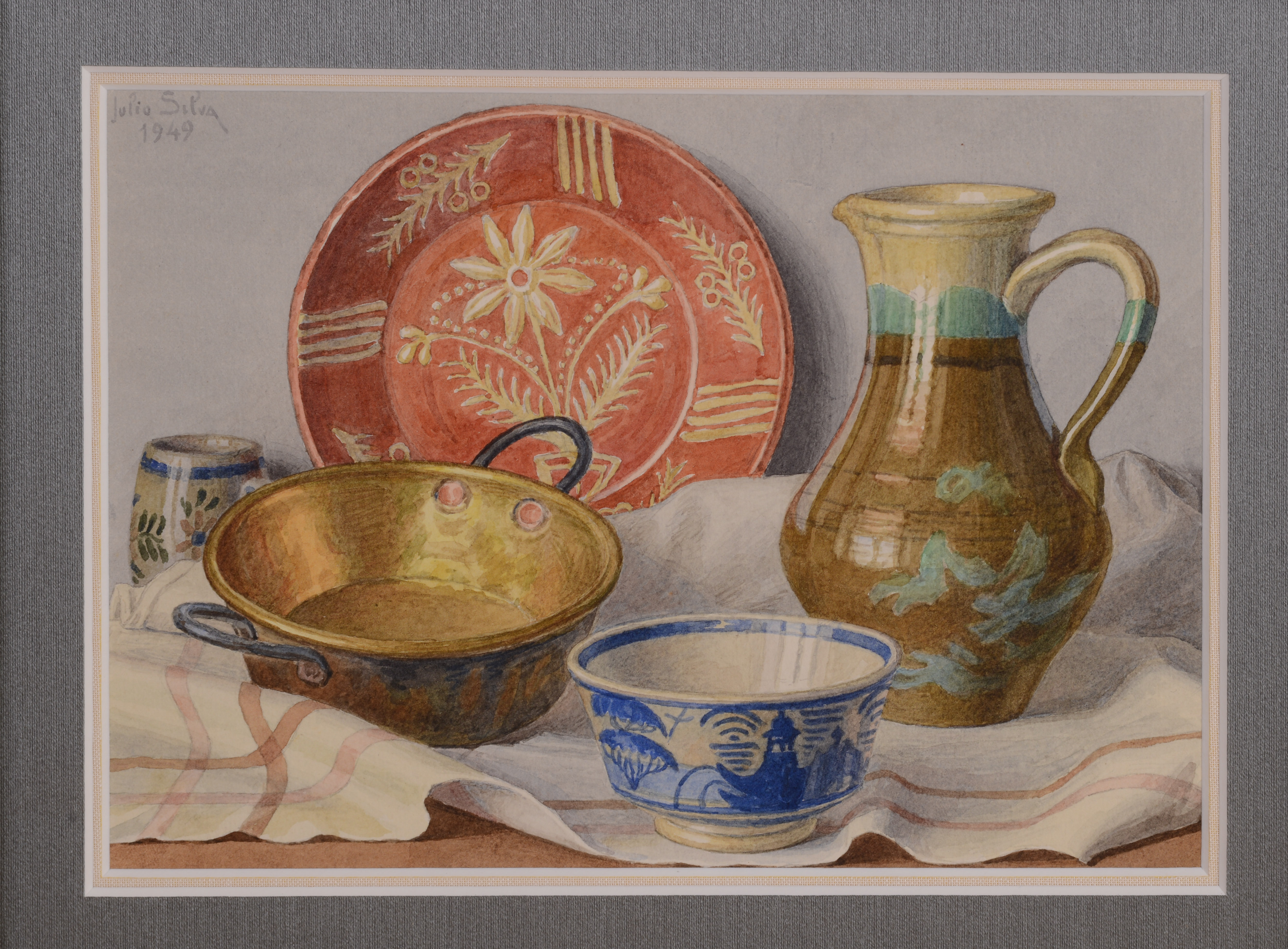JULIO SILVA (1930 - 2020). TWO STILL LIFES.