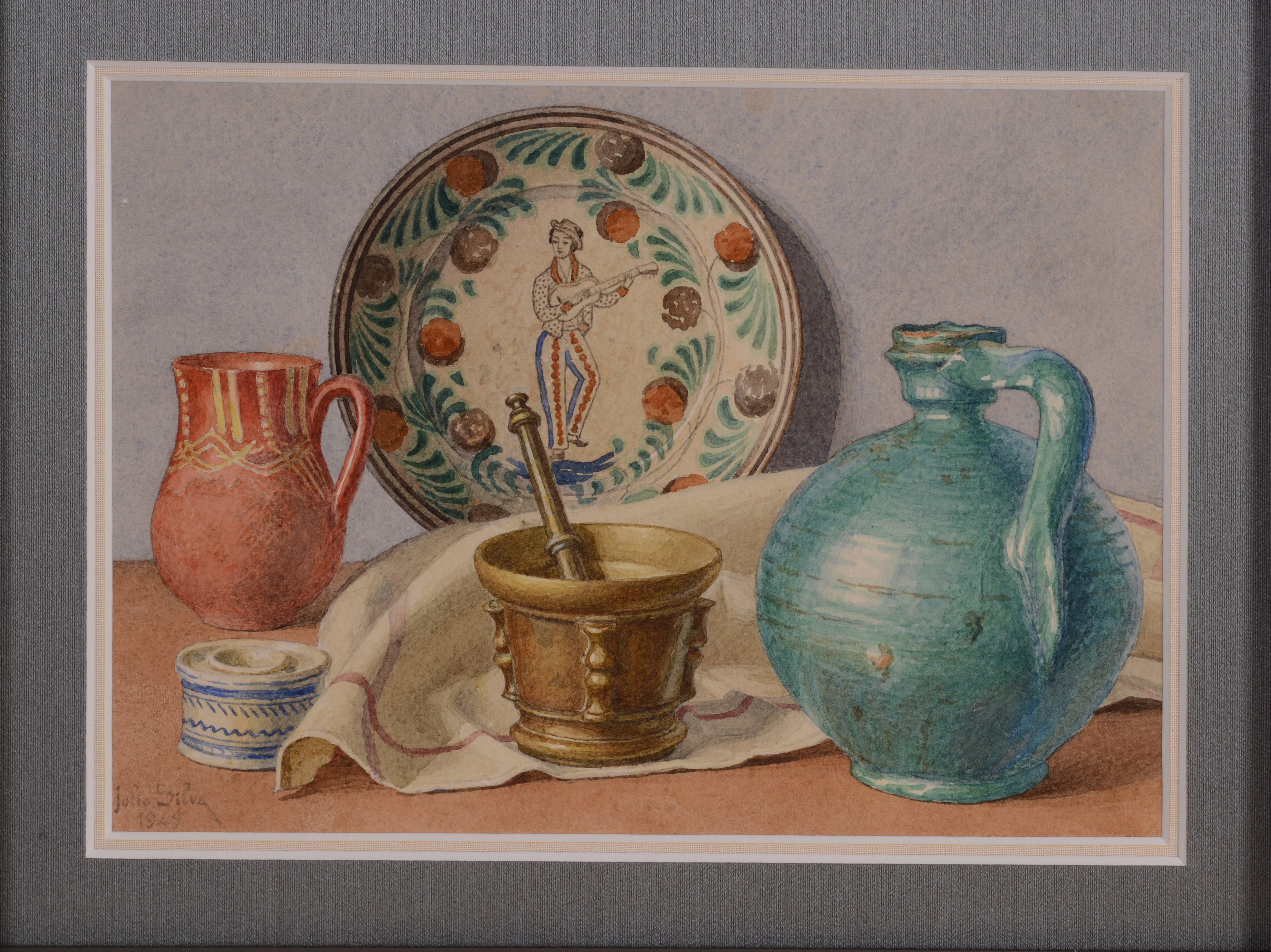 JULIO SILVA (1930 - 2020). TWO STILL LIFES.