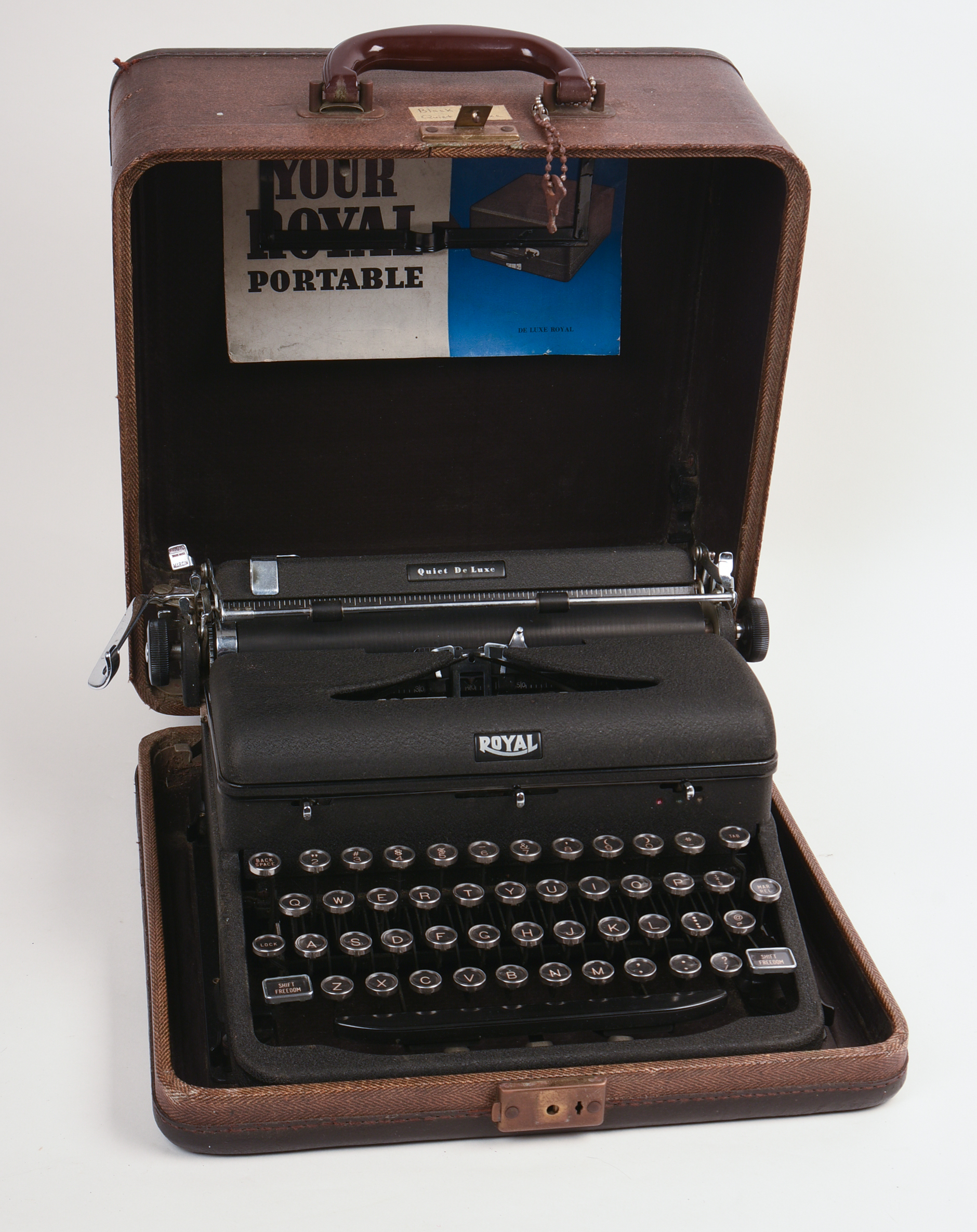 Royal Quiet Delux Typewriter.