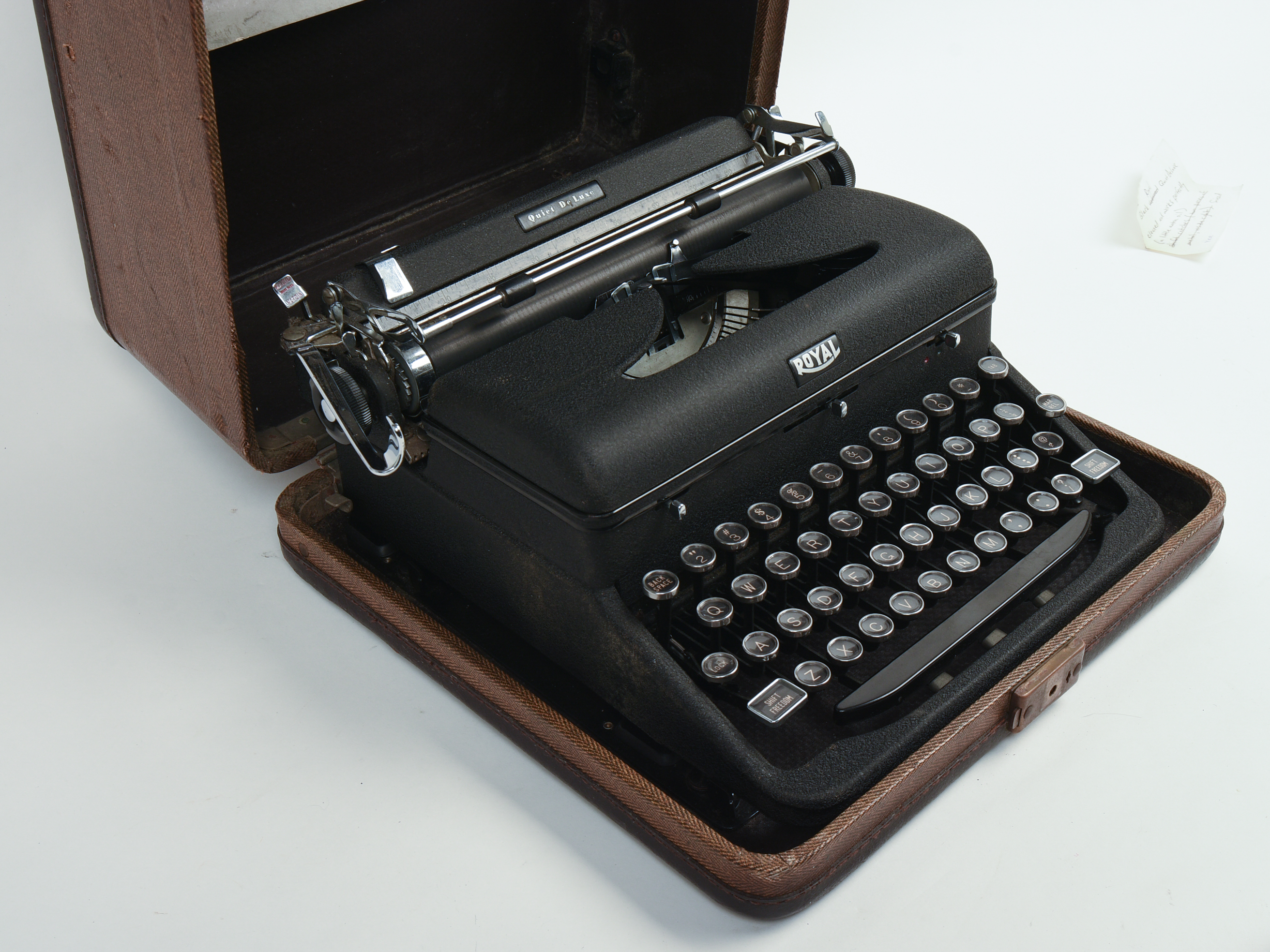 Royal Quiet Delux Typewriter.