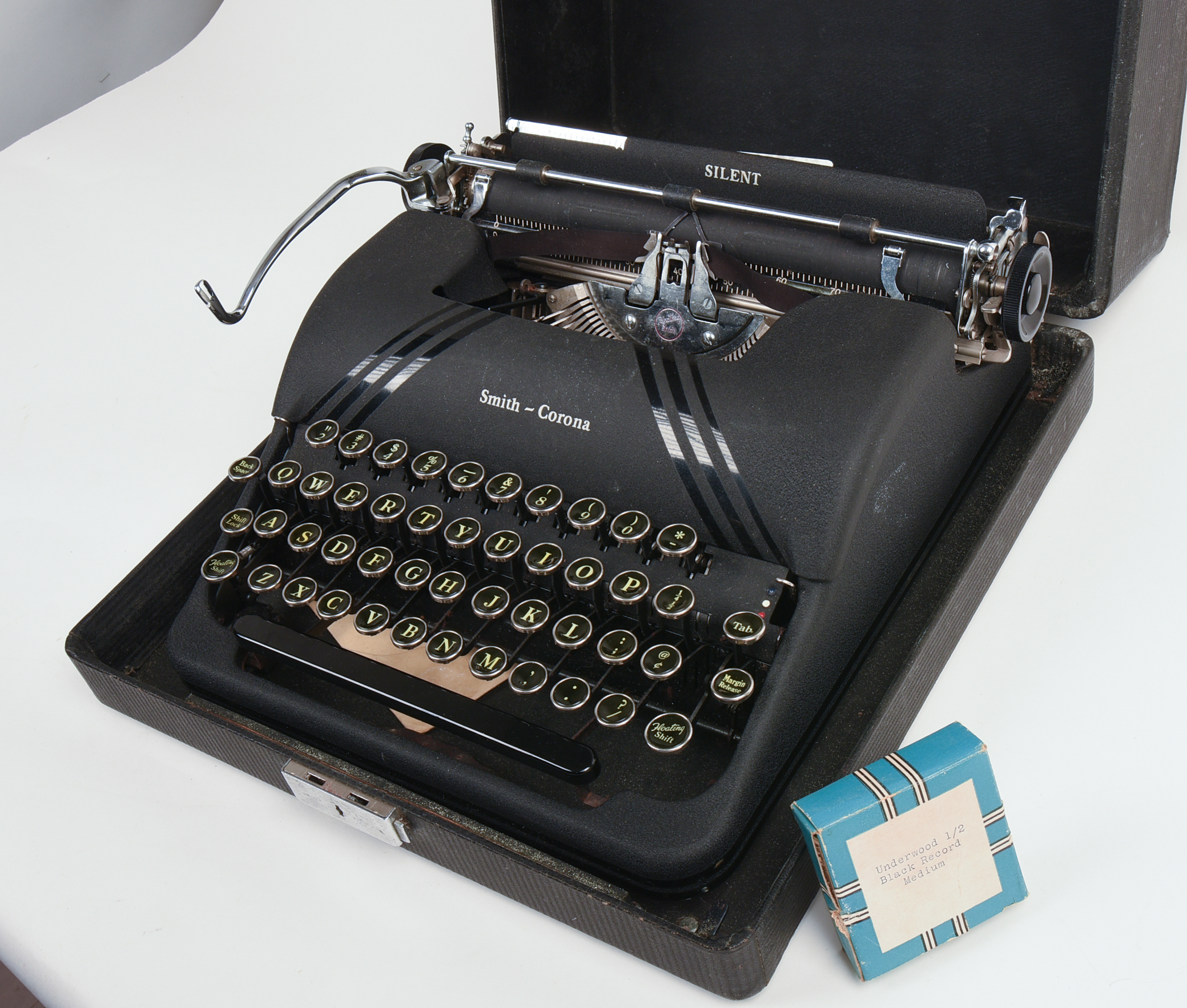 Smith-Corona Silet Typewriter.