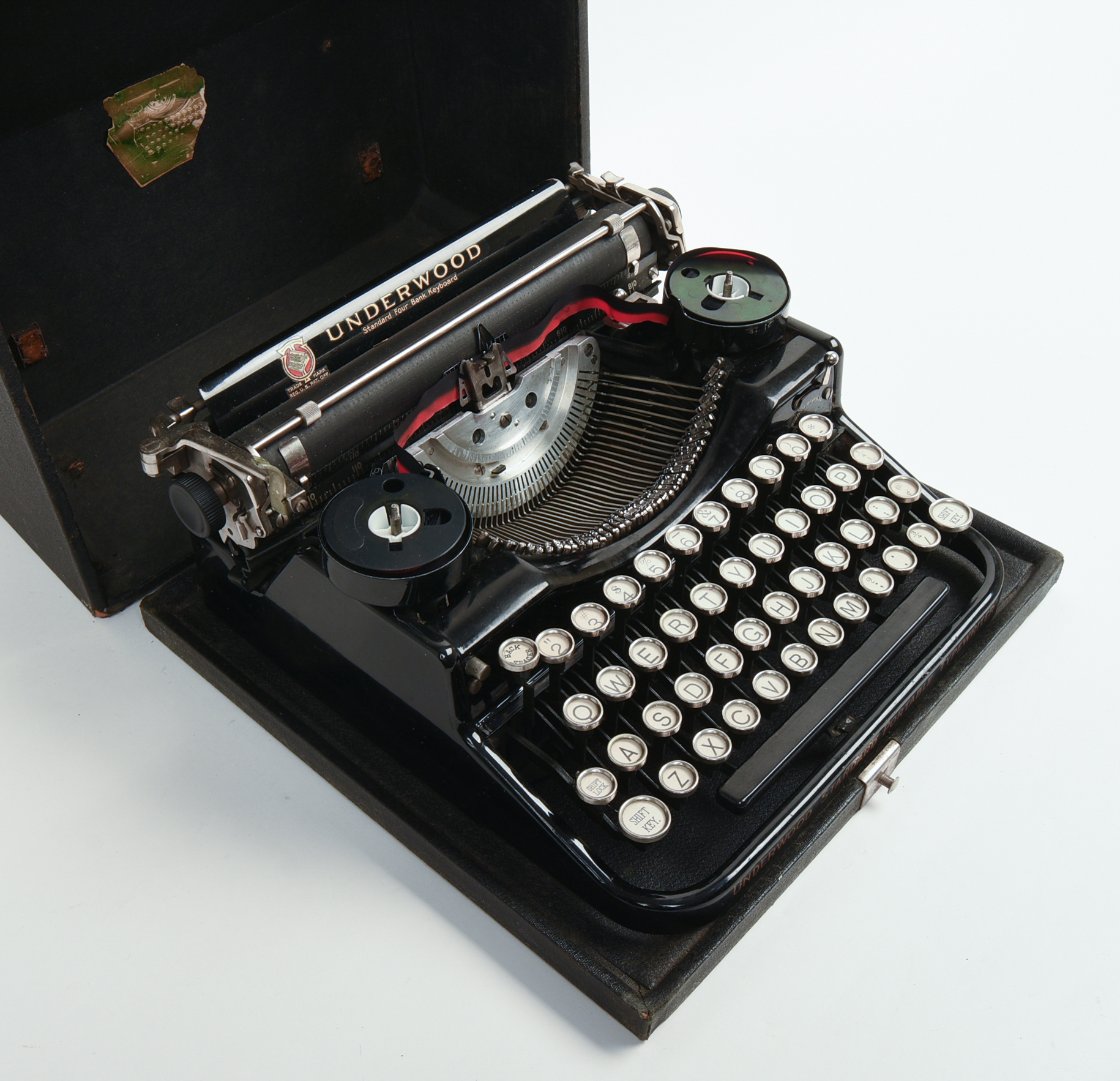 Underwood Four Bank Typewriter.