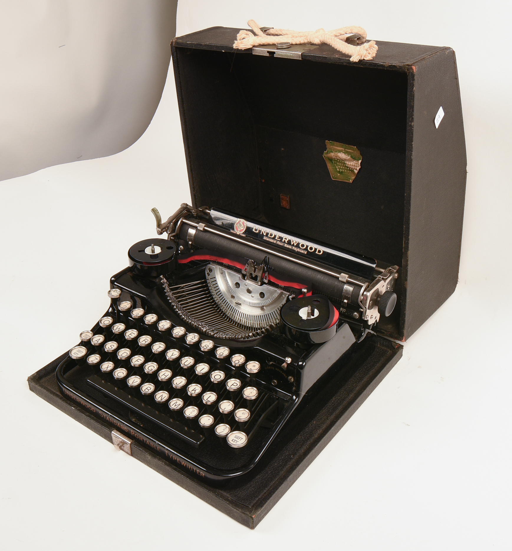 Underwood Four Bank Typewriter.