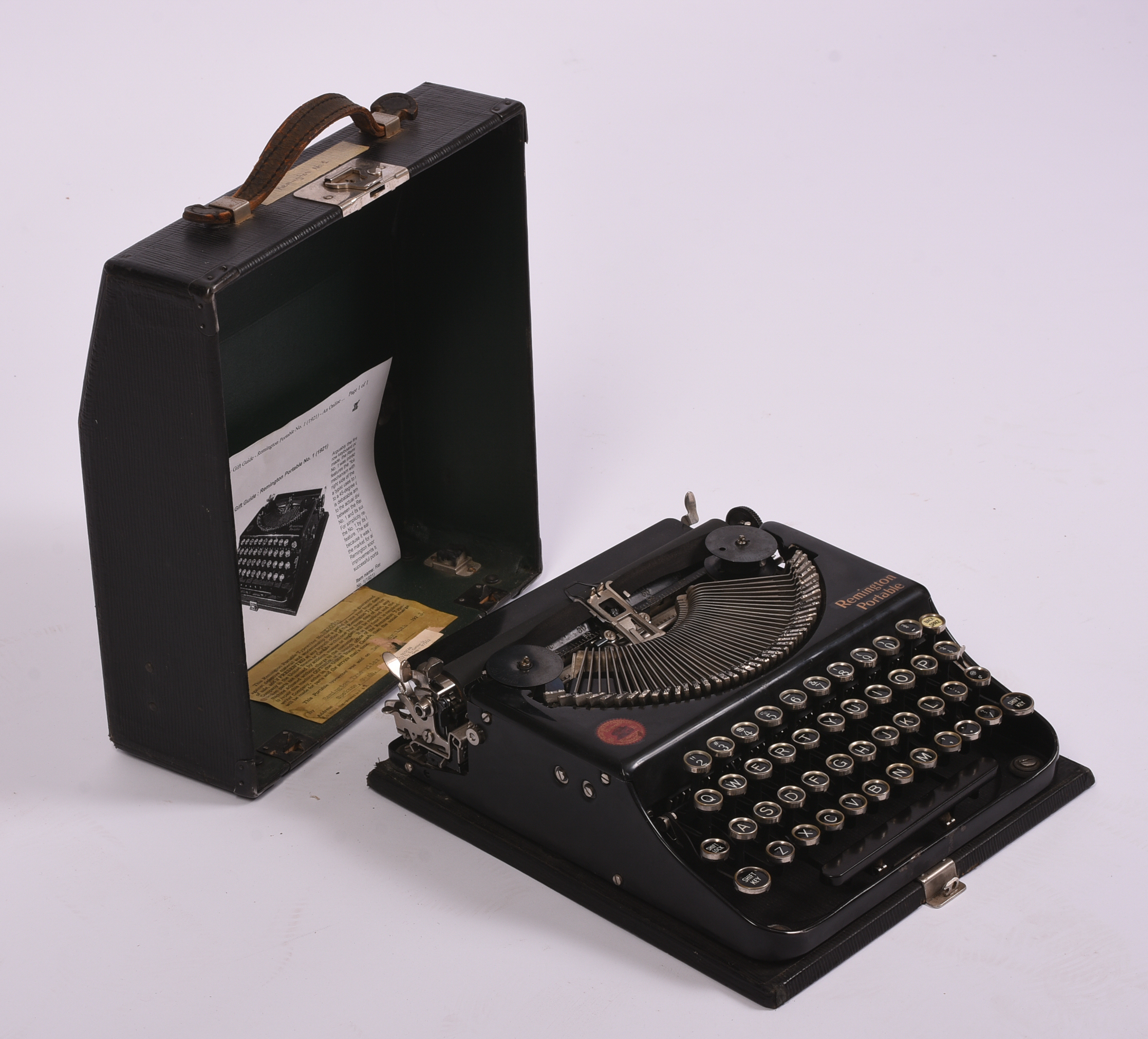 Remington Portable Number 1 Typewriter.